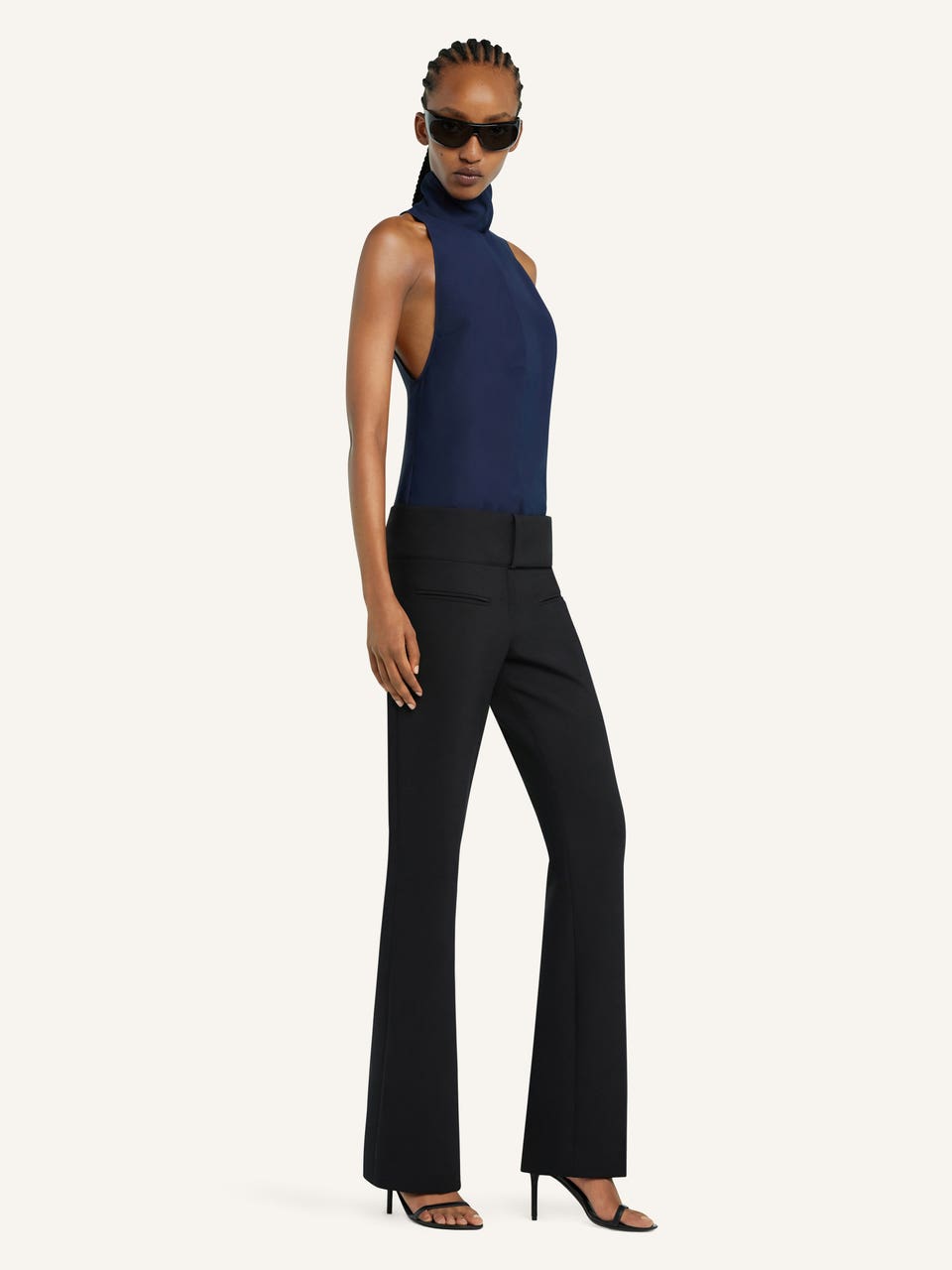 Courrèges BLOUSE COL FOULARD SANS MANCHES