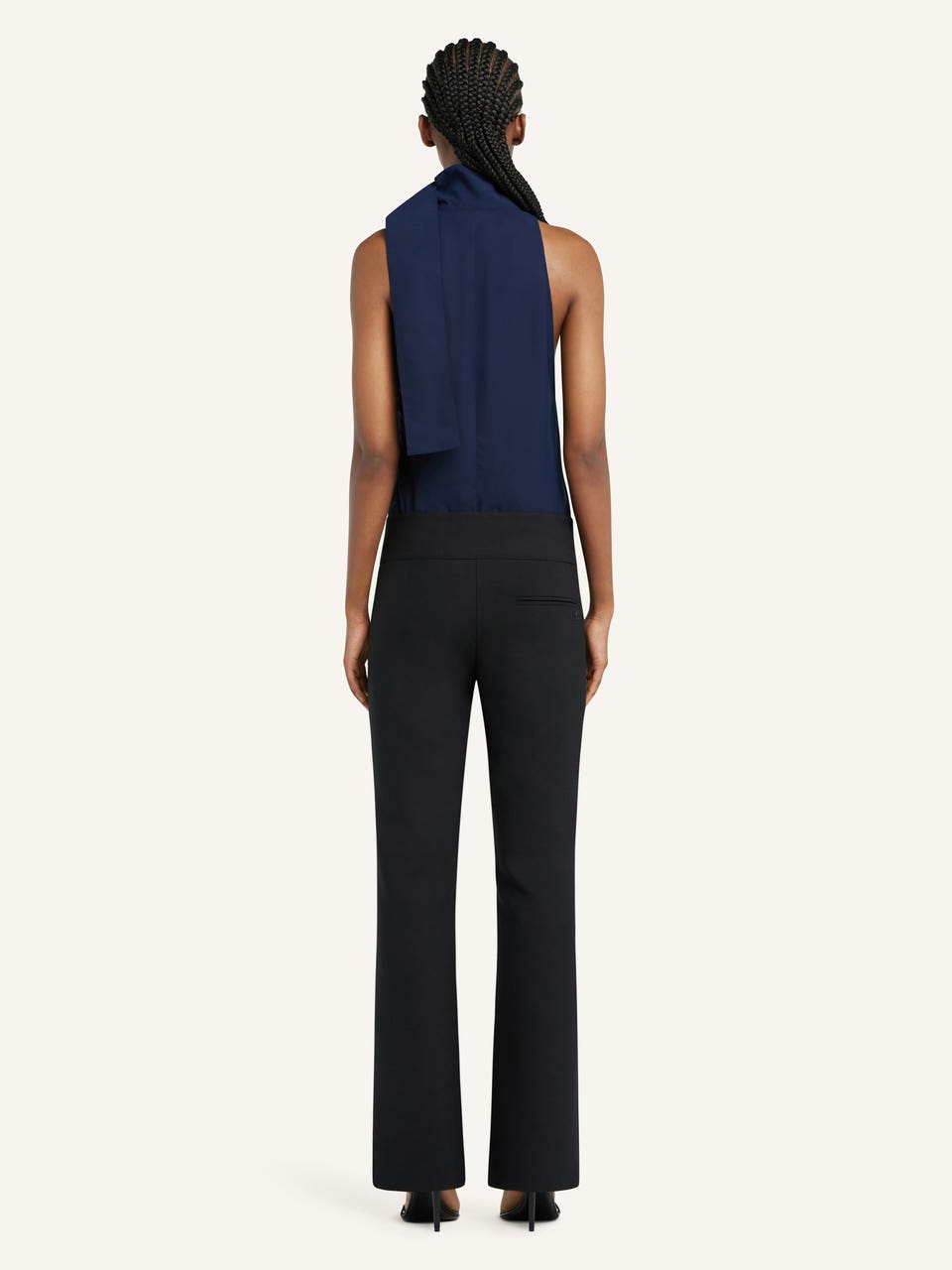 Courrèges BLOUSE COL FOULARD SANS MANCHES