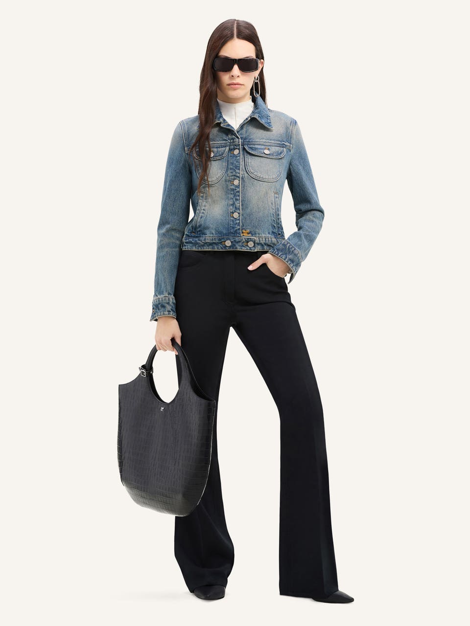 Courrèges BLOUSON TRUCKER EN DENIM