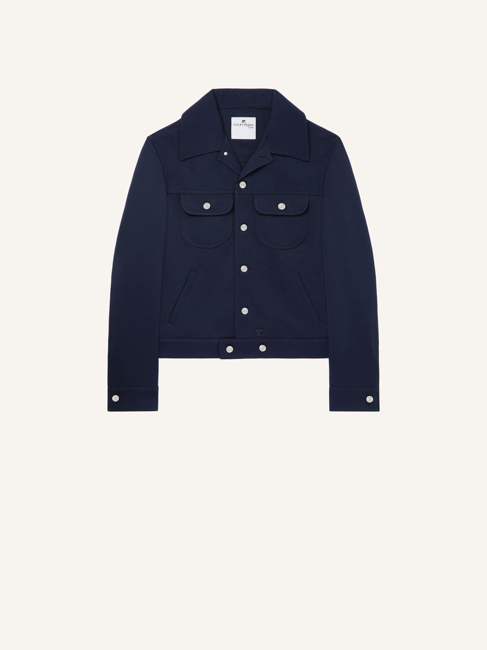 courrèges BLOUSON TRUCKER EN TWILL