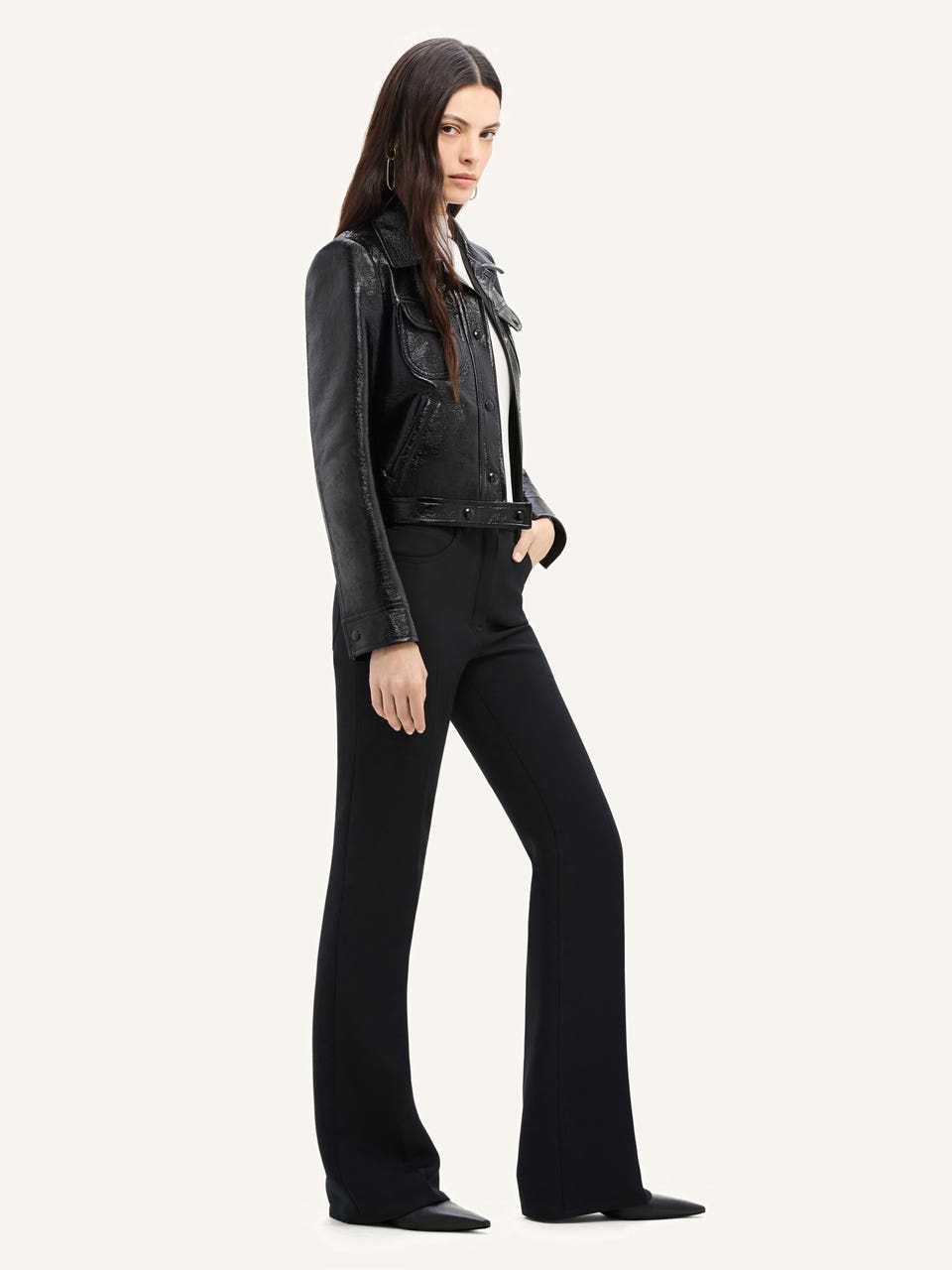 Courrèges BLOUSON TRUCKER EN VINYLE