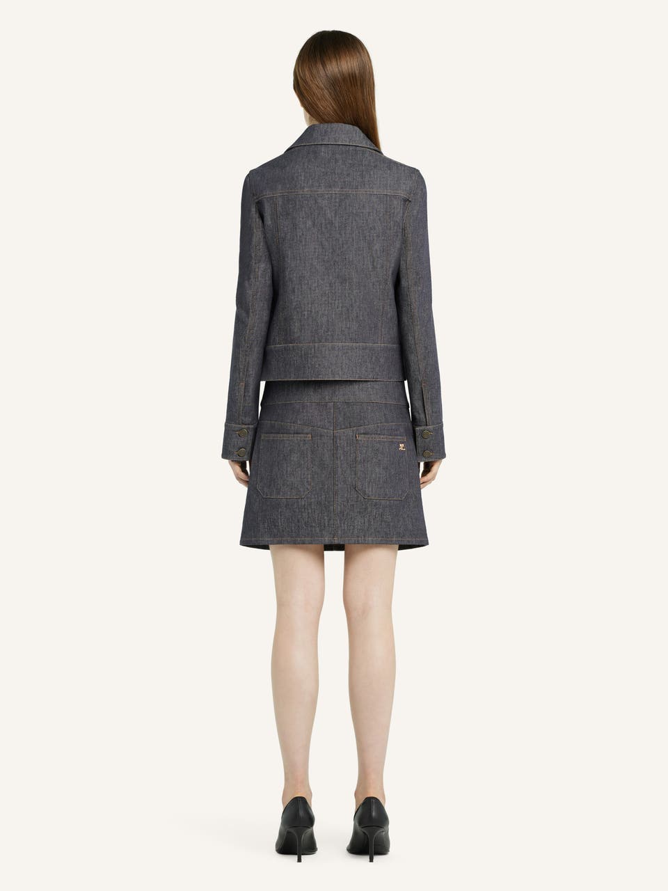 Courrèges BLOUSON TRUCKER UTILITAIRE EN DENIM