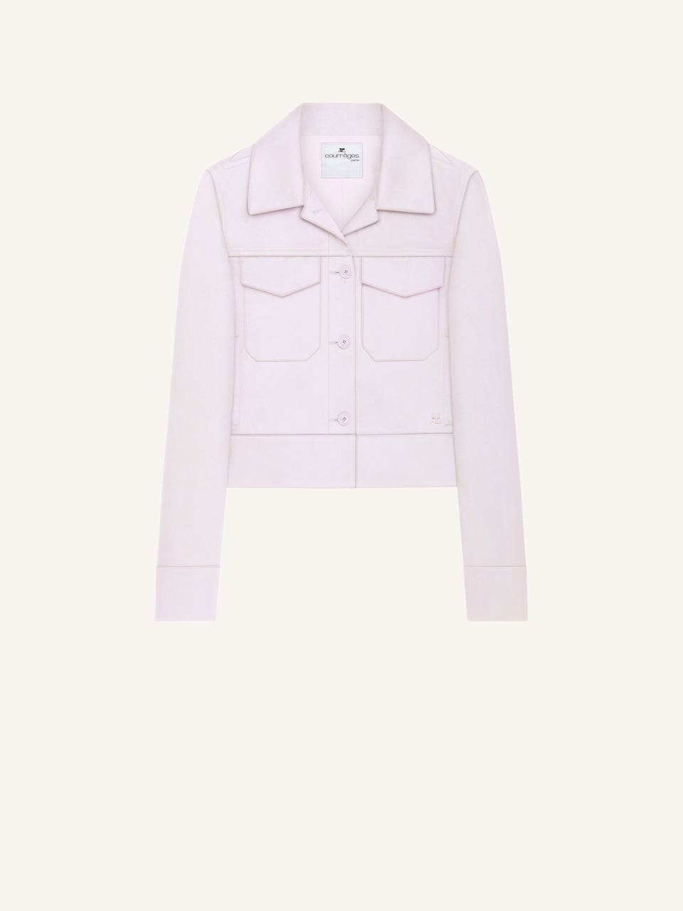 courrèges BLOUSON TRUCKER UTILITAIRE