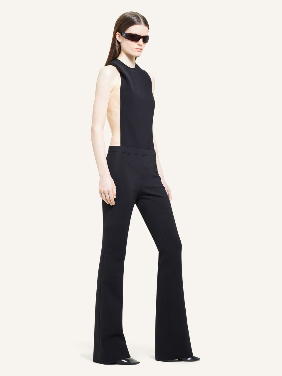 Courrèges BODY À CAPUCHE CARRÉ MAGIQUE