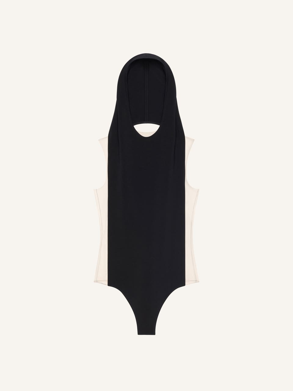 courrèges BODY À CAPUCHE CARRÉ MAGIQUE