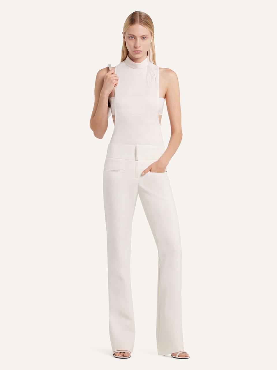 Courrèges BODY COL MONTANT EN JERSEY