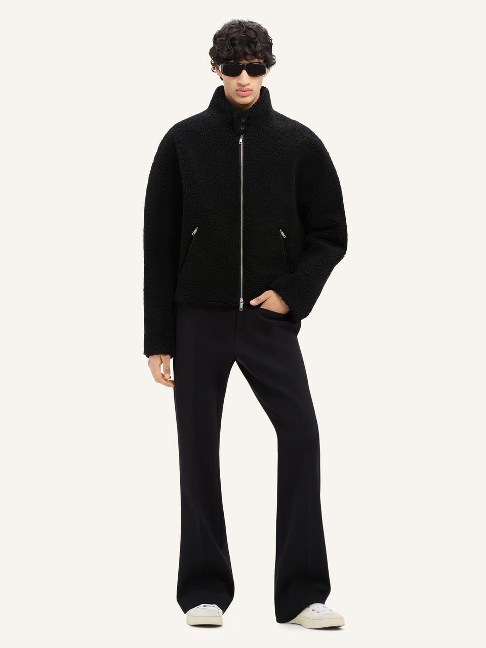 Courrèges BOMBER EN MOLLETON