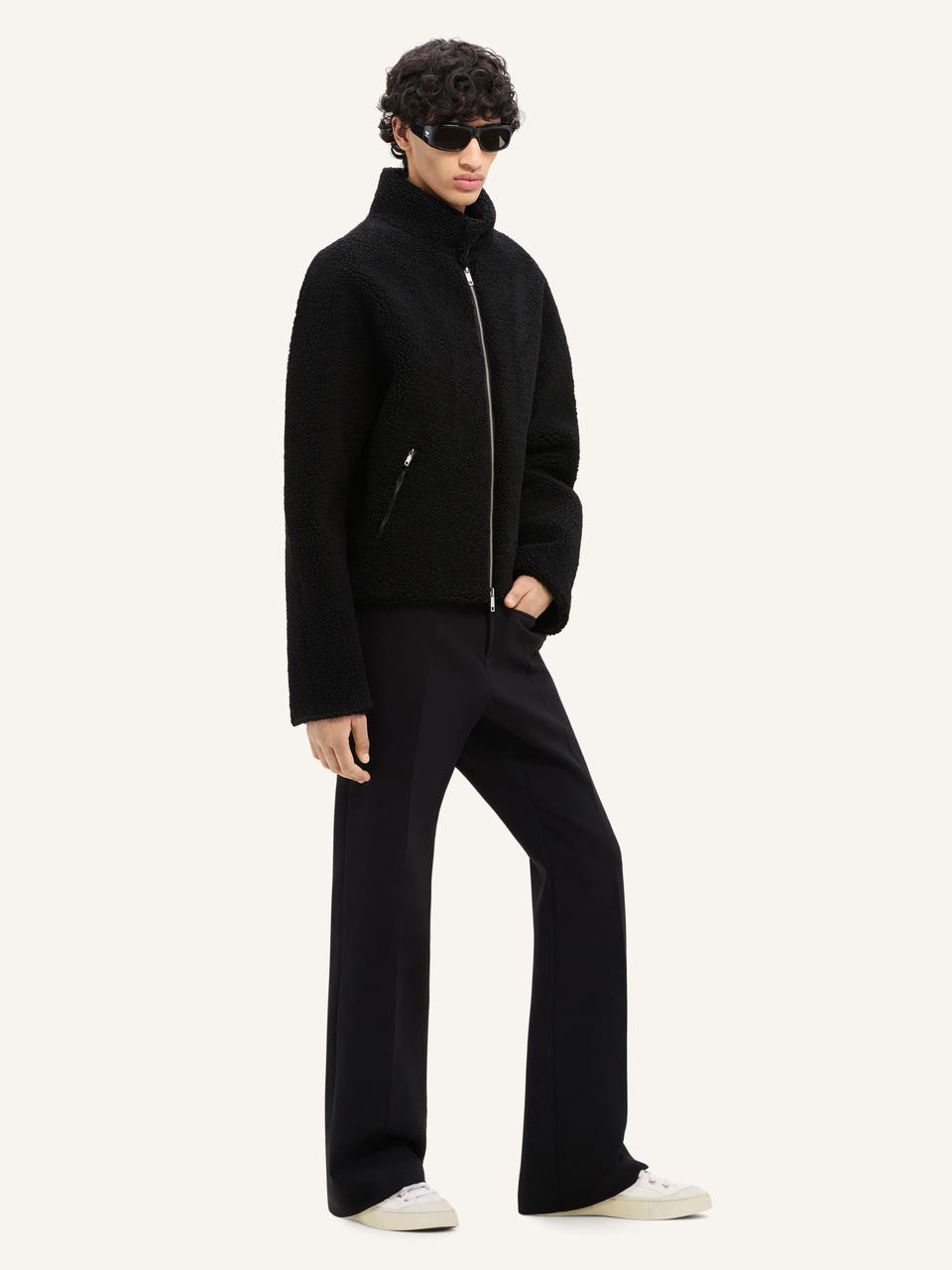 Courrèges BOMBER EN MOLLETON