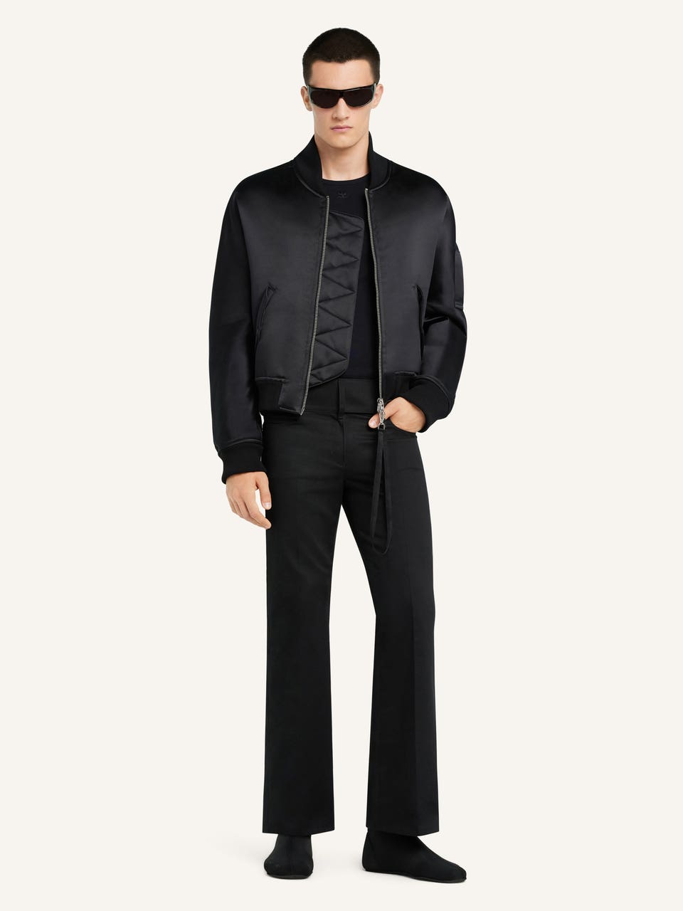 Courrèges BOMBER SCUBA SATIN