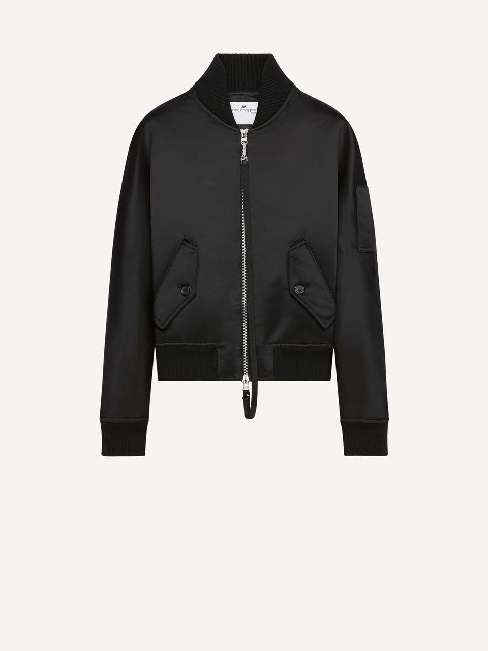 courrèges BOMBER SCUBA SATIN