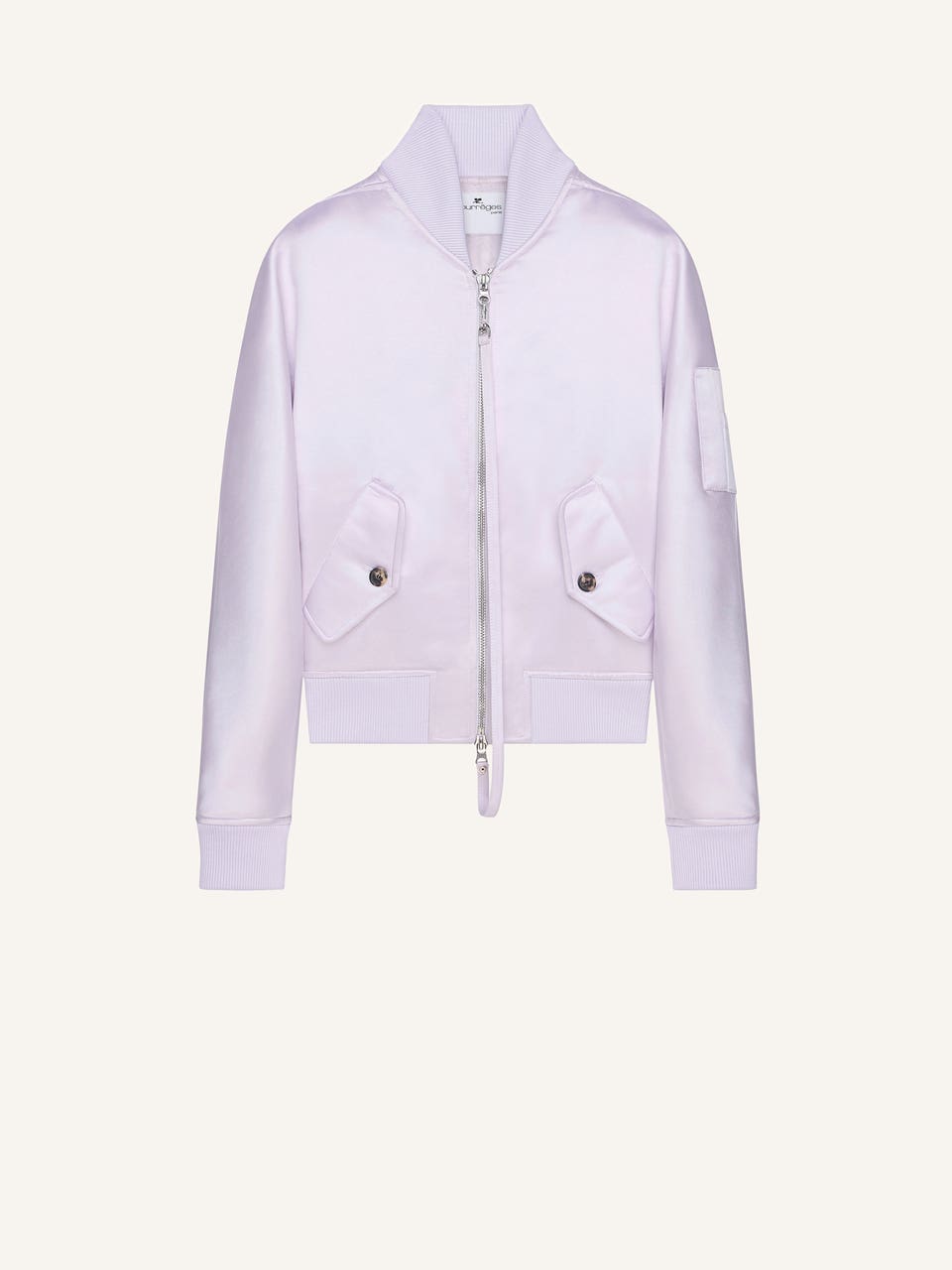 courrèges BOMBER SCUBA SATIN