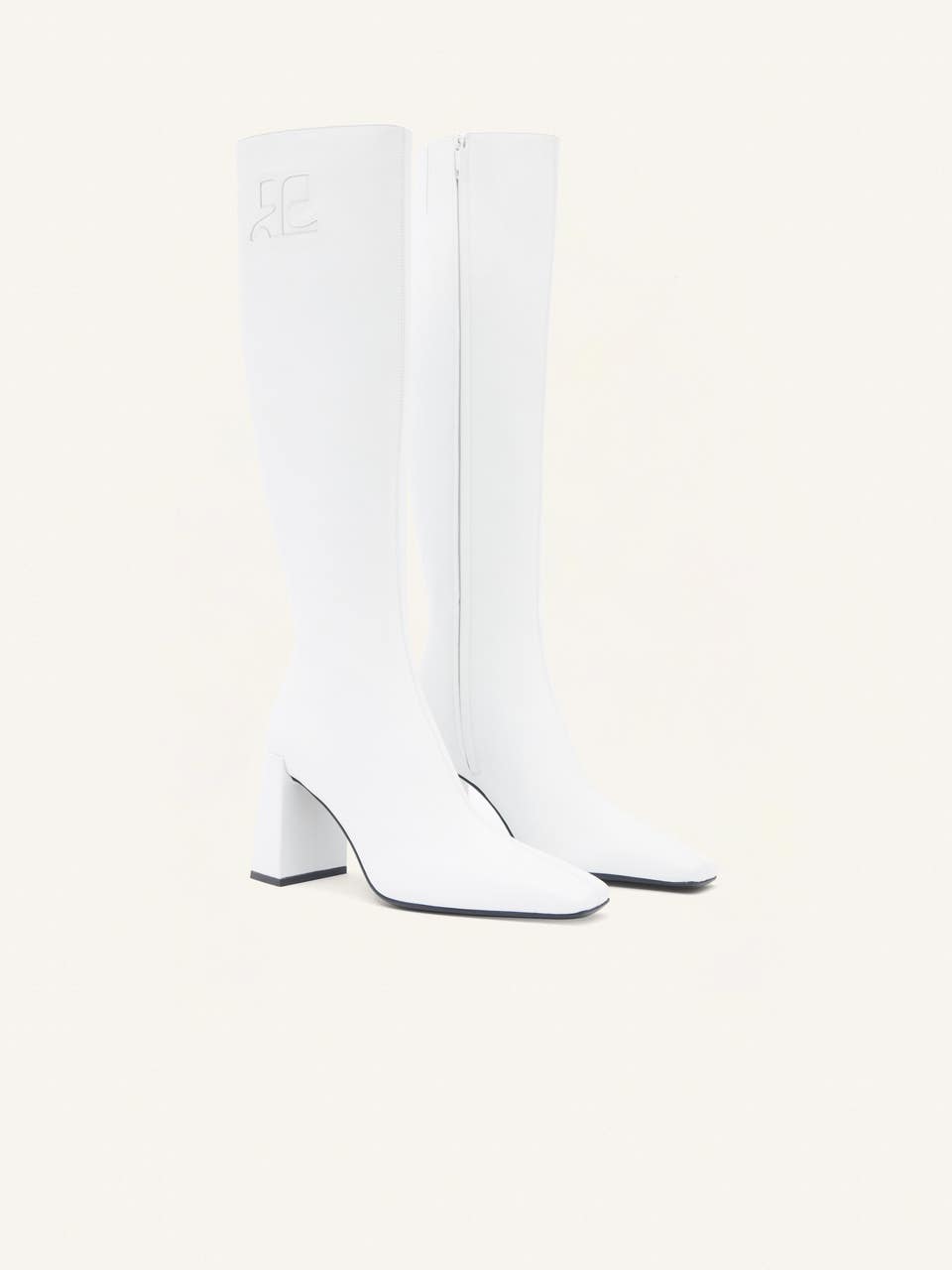 Courrèges BOTTE HÉRITAGE EN CUIR