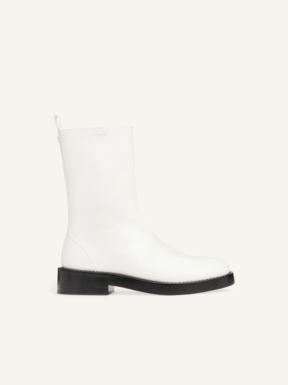 courrèges BOTTES EN CUIR