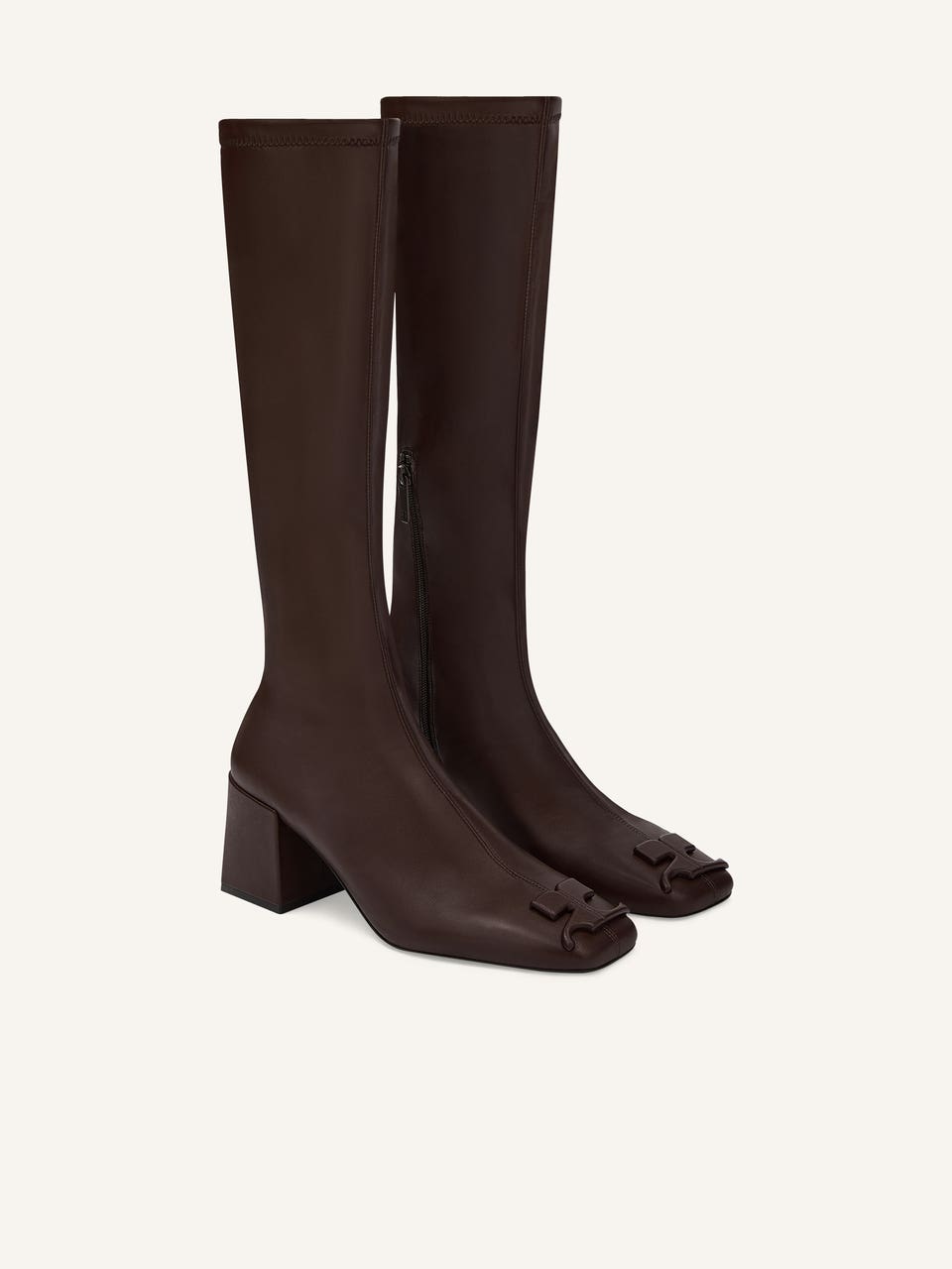 Courrèges BOTTES RÉÉDITION EFFET CUIR STRETCH