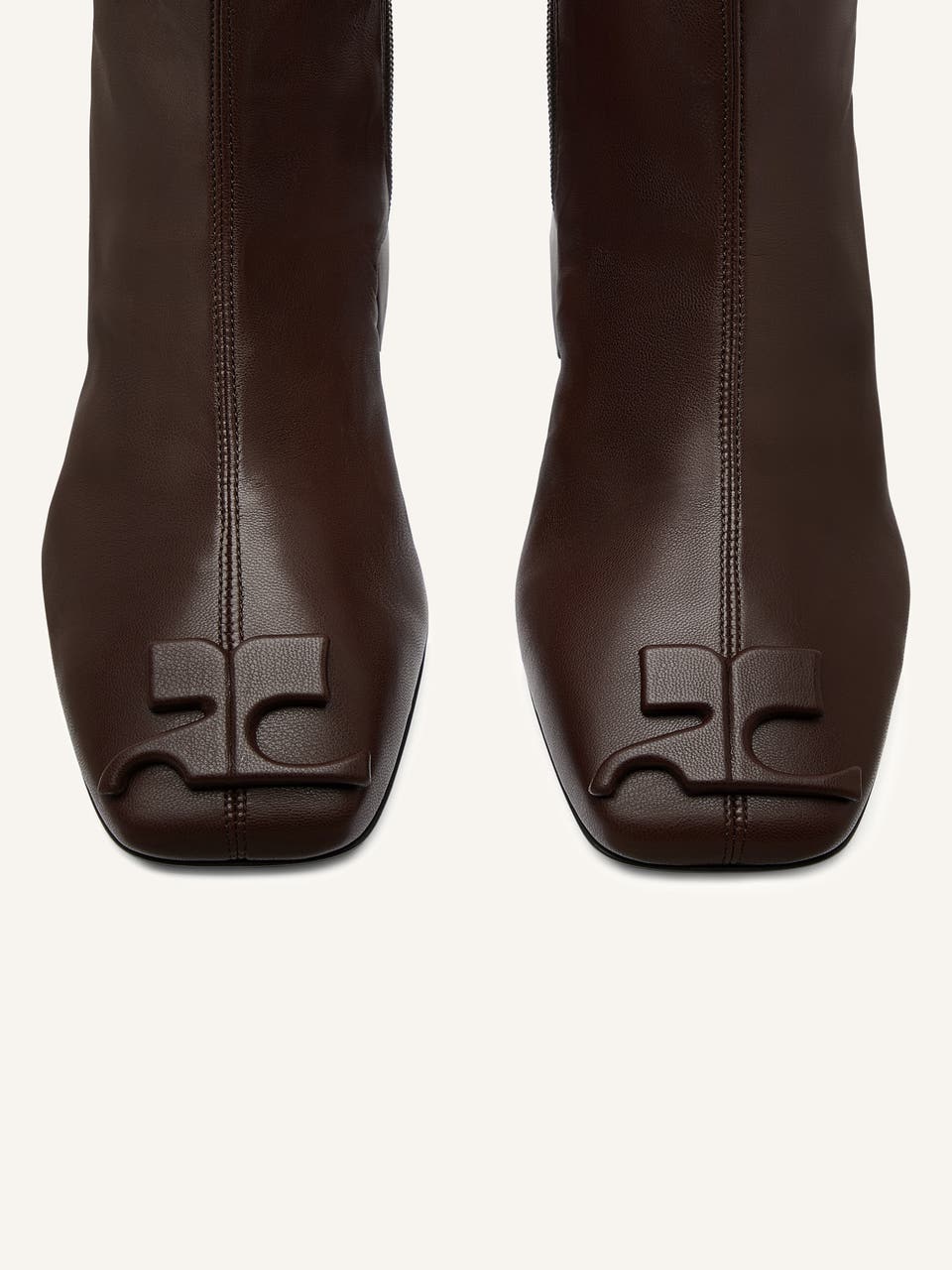 Courrèges BOTTES RÉÉDITION EFFET CUIR STRETCH