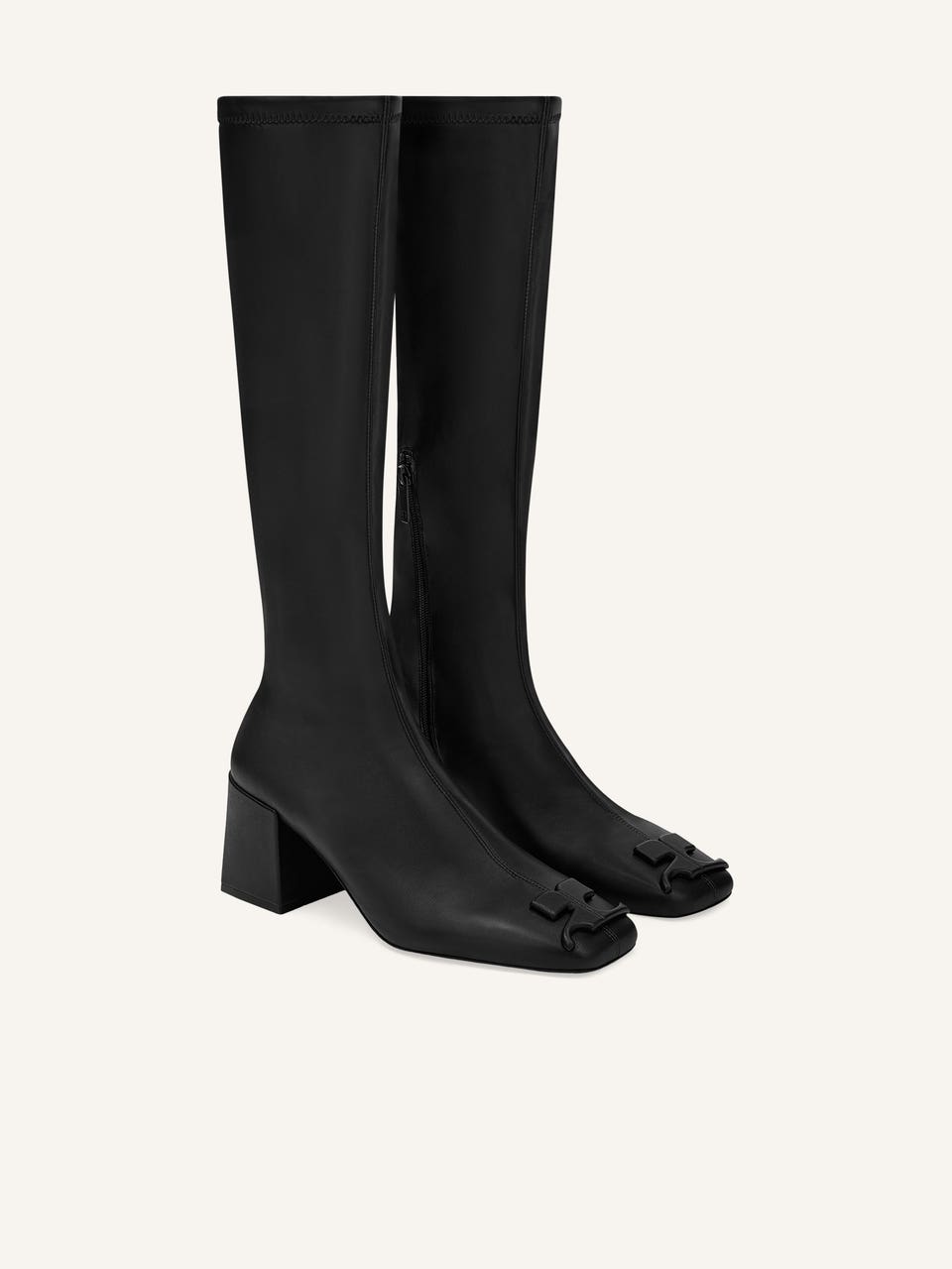 Courrèges BOTTES RÉÉDITION EFFET CUIR STRETCH