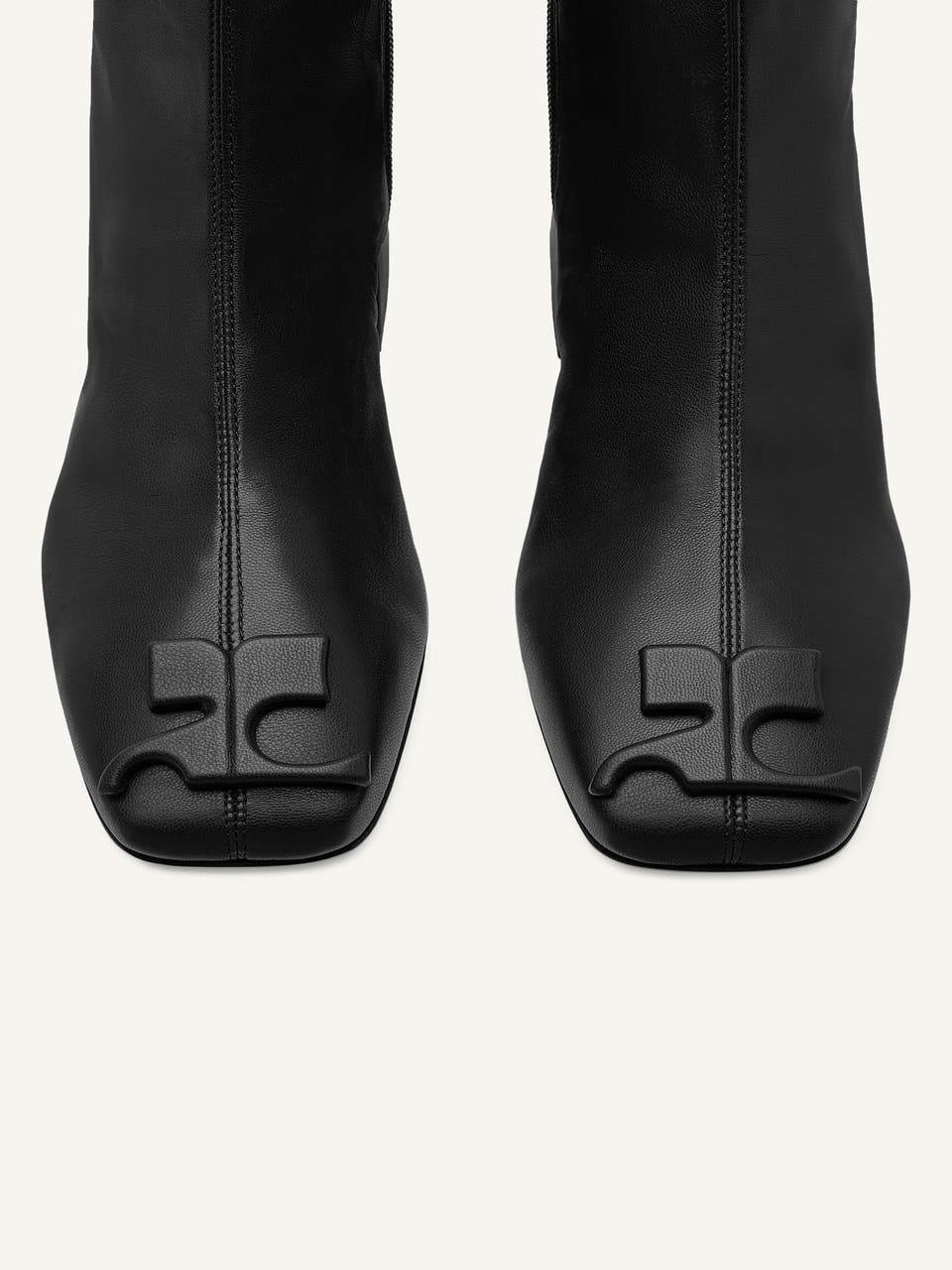 Courrèges BOTTES RÉÉDITION EFFET CUIR STRETCH
