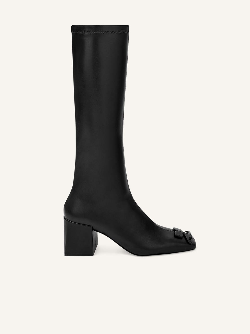 courrèges BOTTES RÉÉDITION EFFET CUIR STRETCH