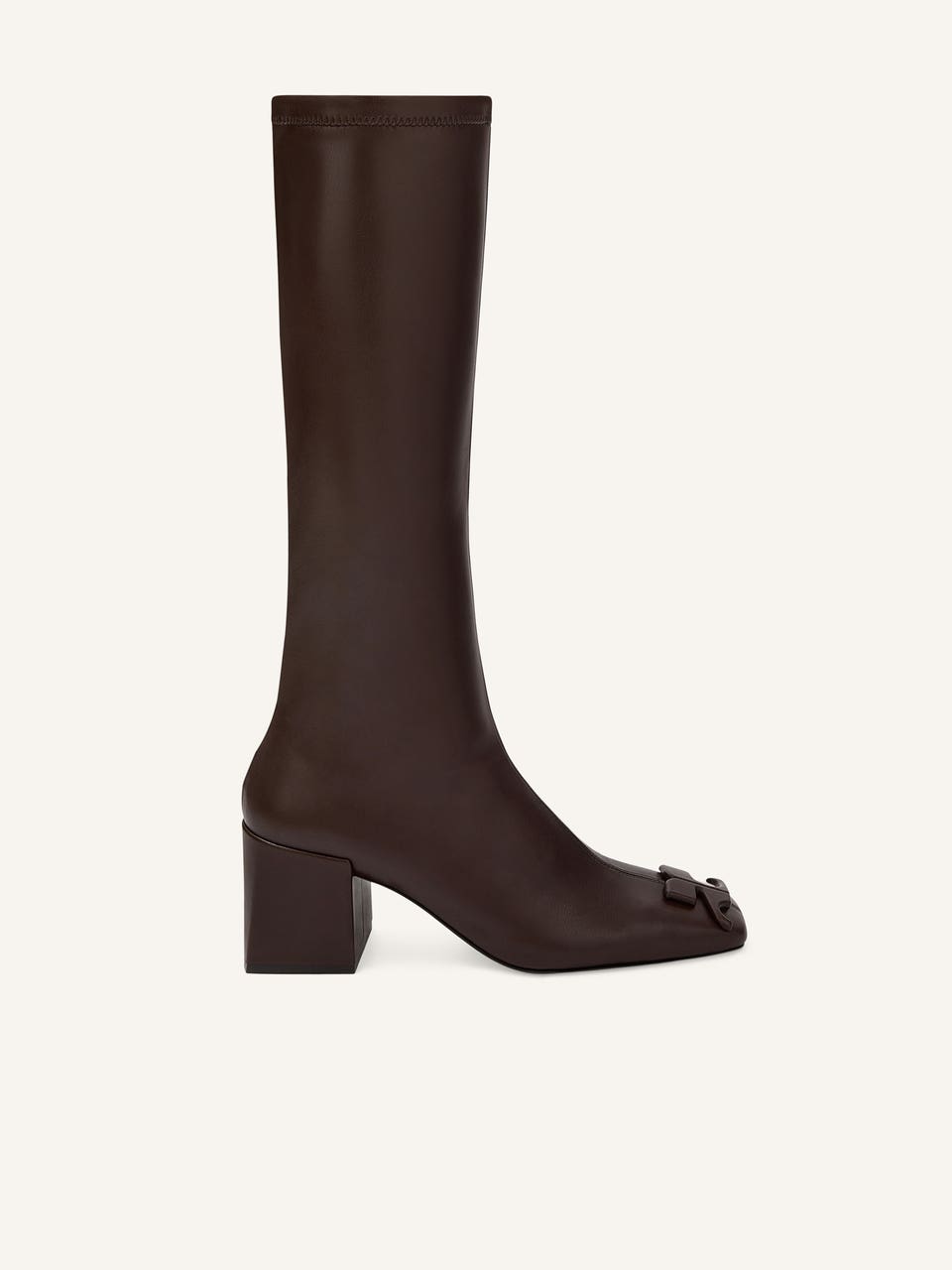 courrèges BOTTES RÉÉDITION EFFET CUIR STRETCH