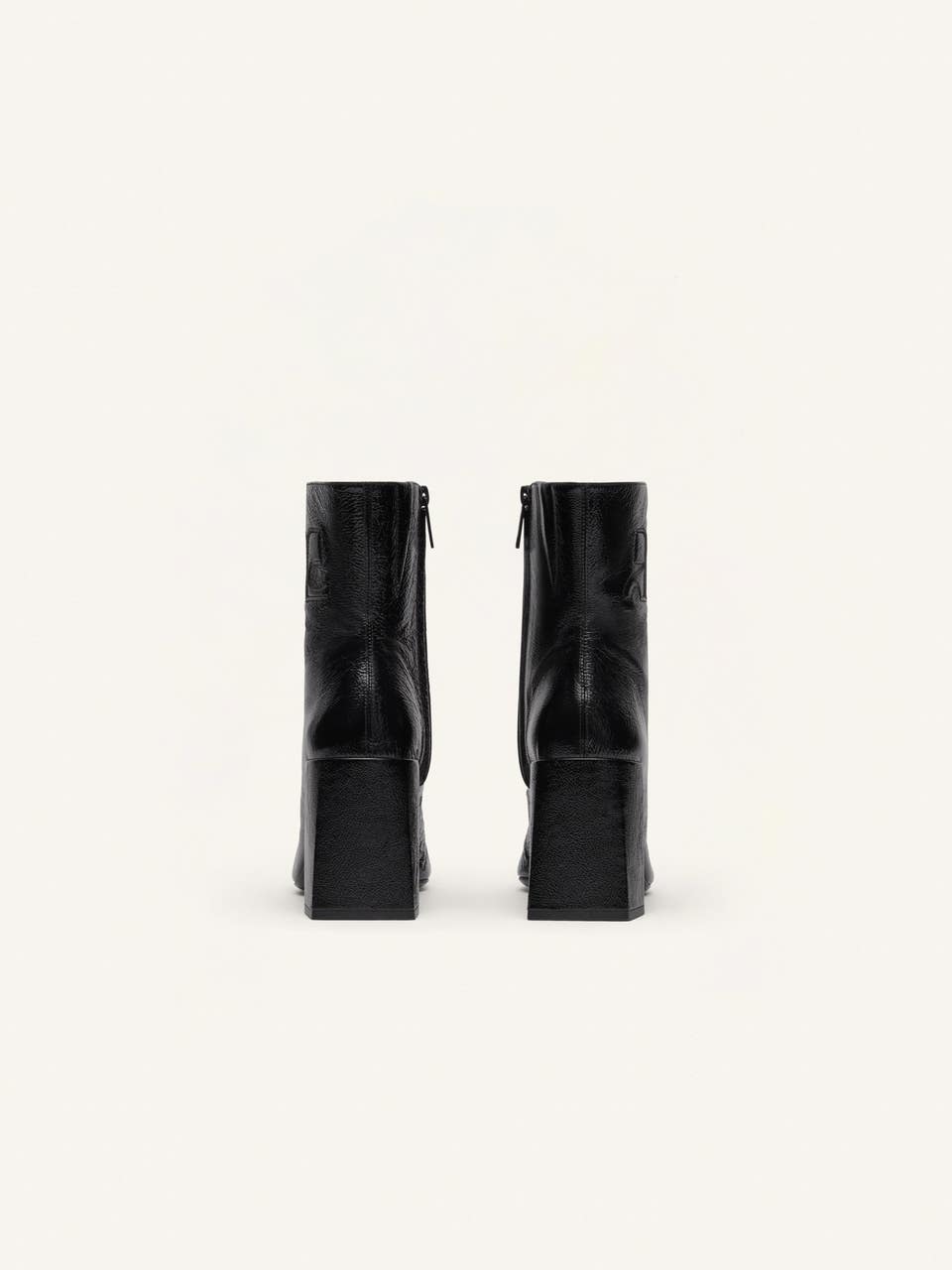 Courrèges BOTTINES HÉRITAGE CUIR NAPLACK