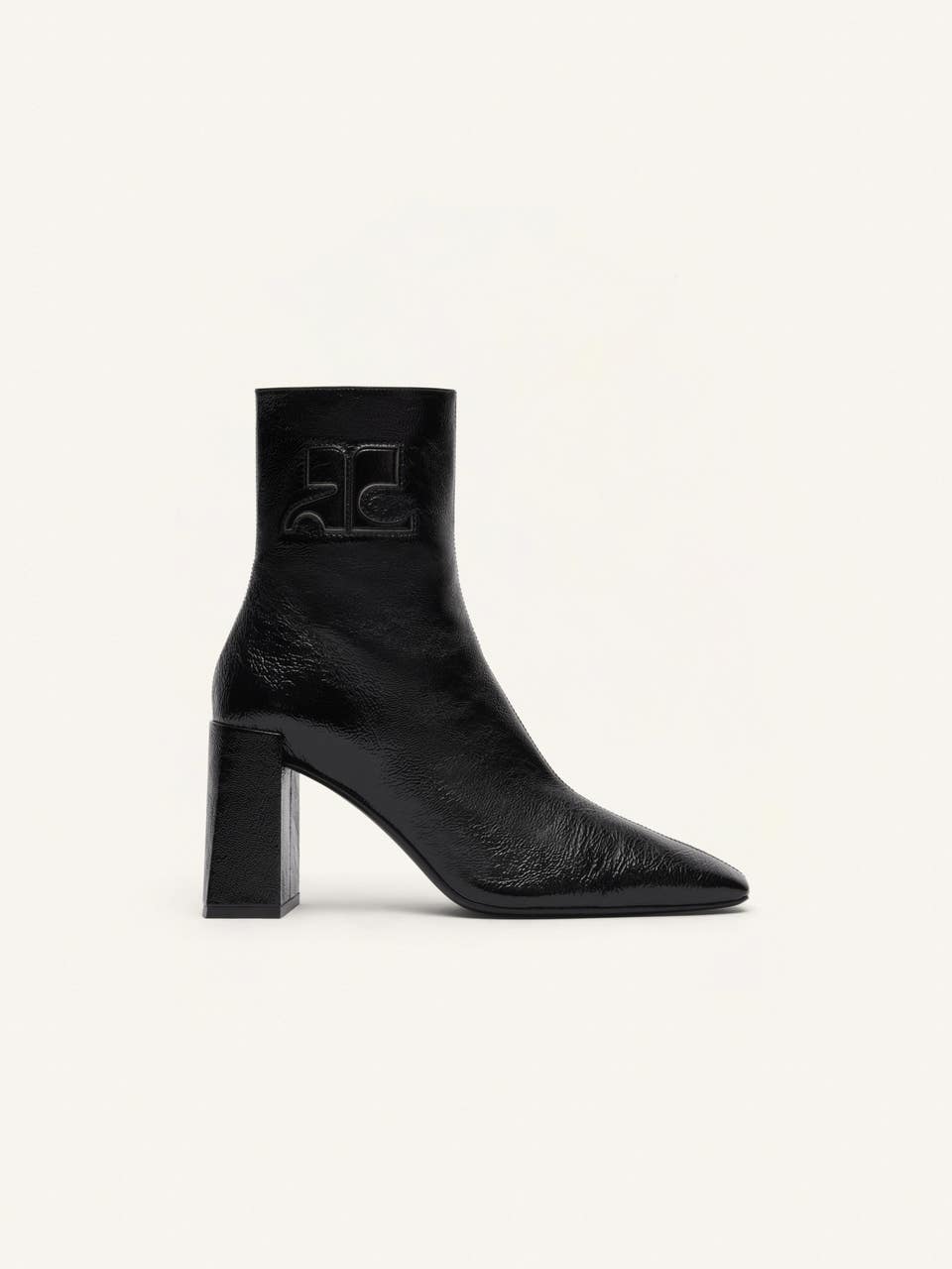 courrèges BOTTINES HÉRITAGE CUIR NAPLACK