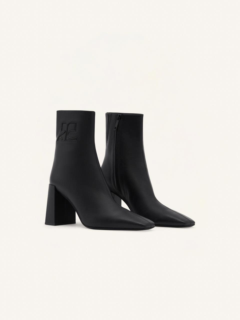 Courrèges BOTTINES HÉRITAGE EN CUIR