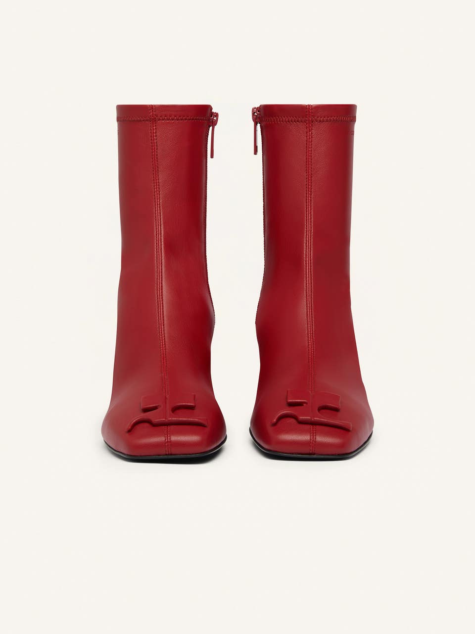 Courrèges BOTTINES RÉÉDITION EFFET CUIR STRETCH