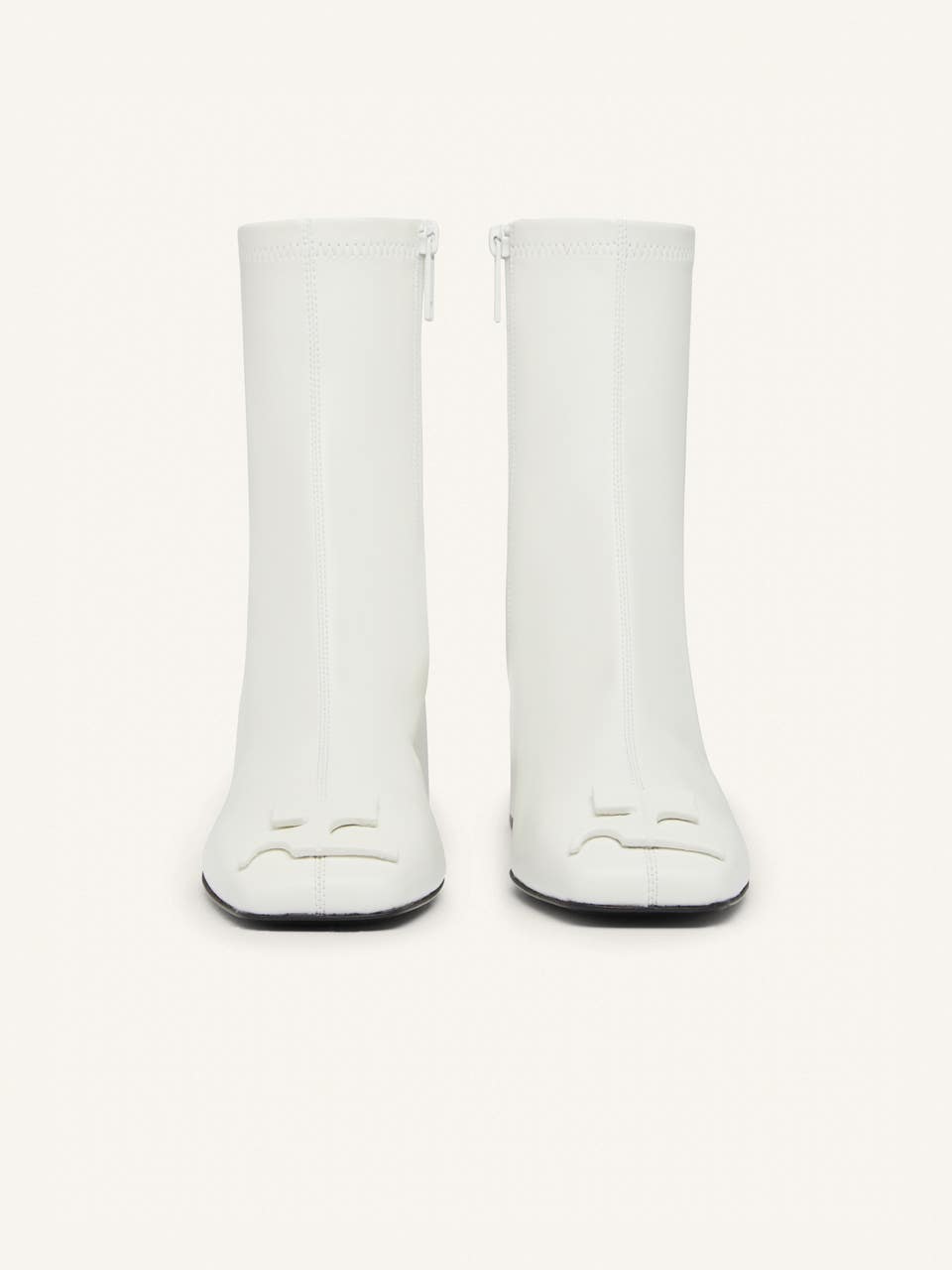 Courrèges BOTTINES RÉÉDITION EFFET CUIR STRETCH