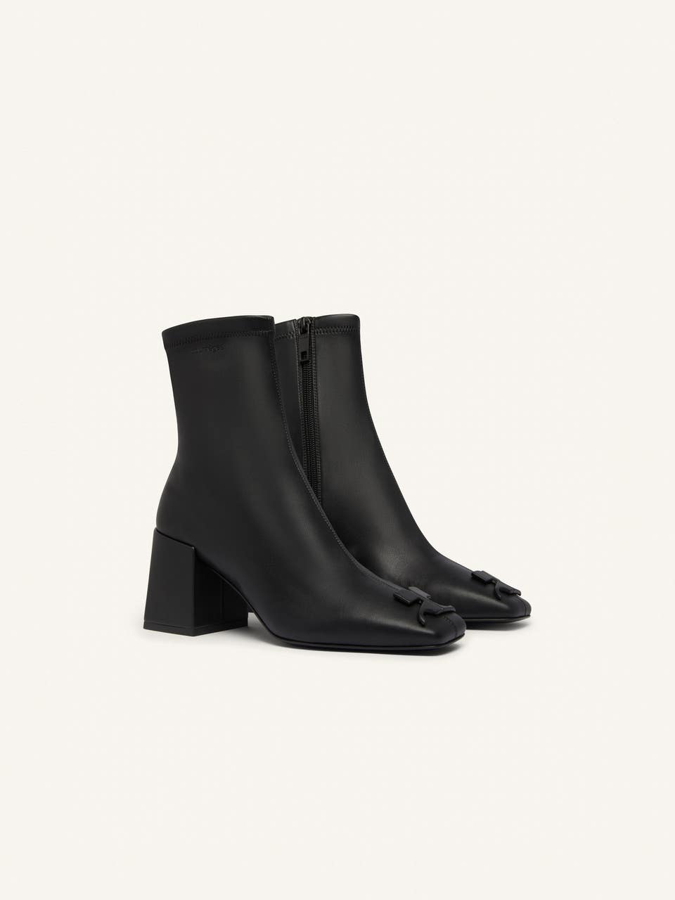 Courrèges BOTTINES RÉÉDITION EFFET CUIR STRETCH