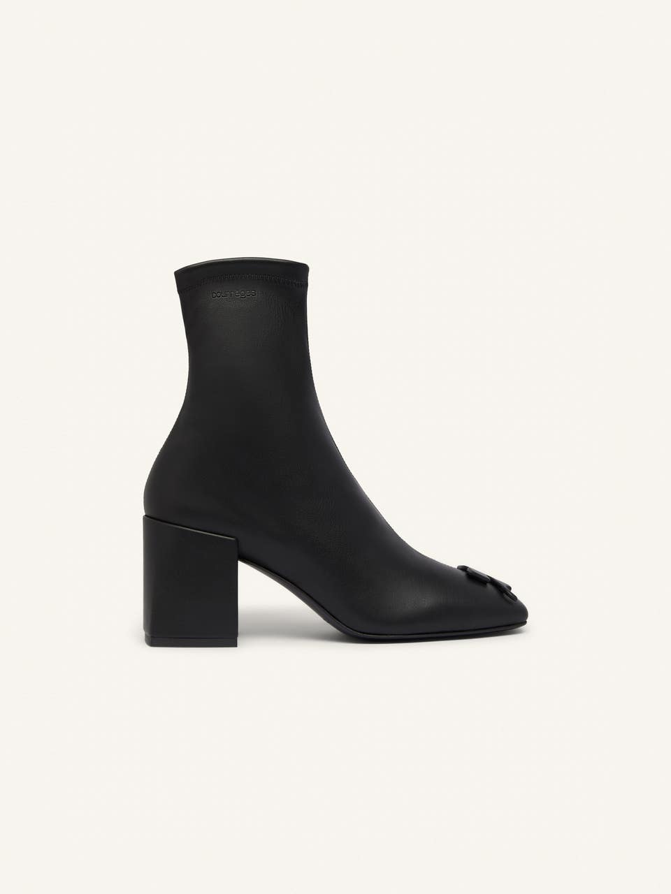 courrèges BOTTINES RÉÉDITION EFFET CUIR STRETCH