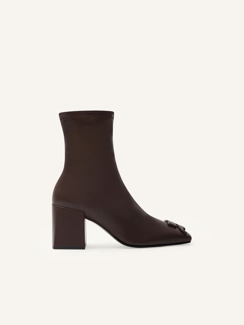 courrèges BOTTINES RÉÉDITION EFFET CUIR STRETCH