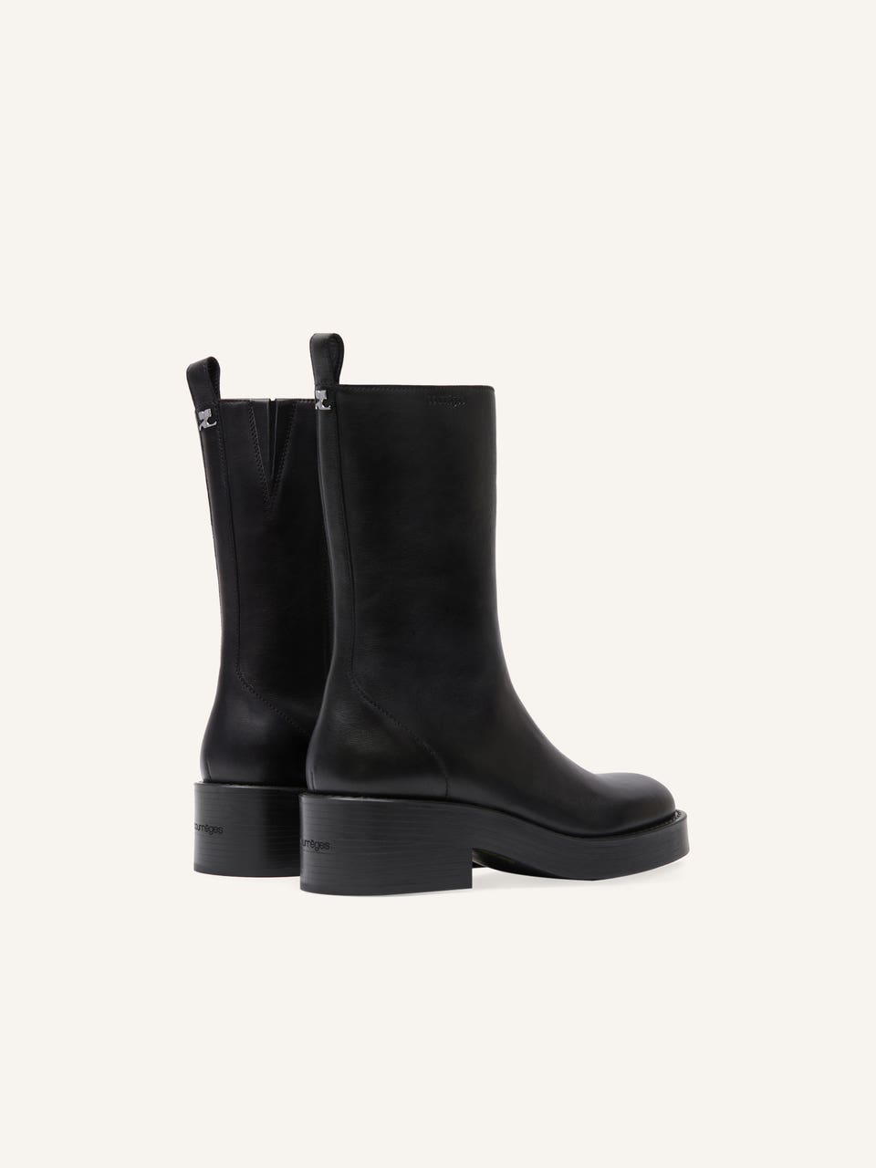 Courrèges BOTTINES RIDER EN CUIR