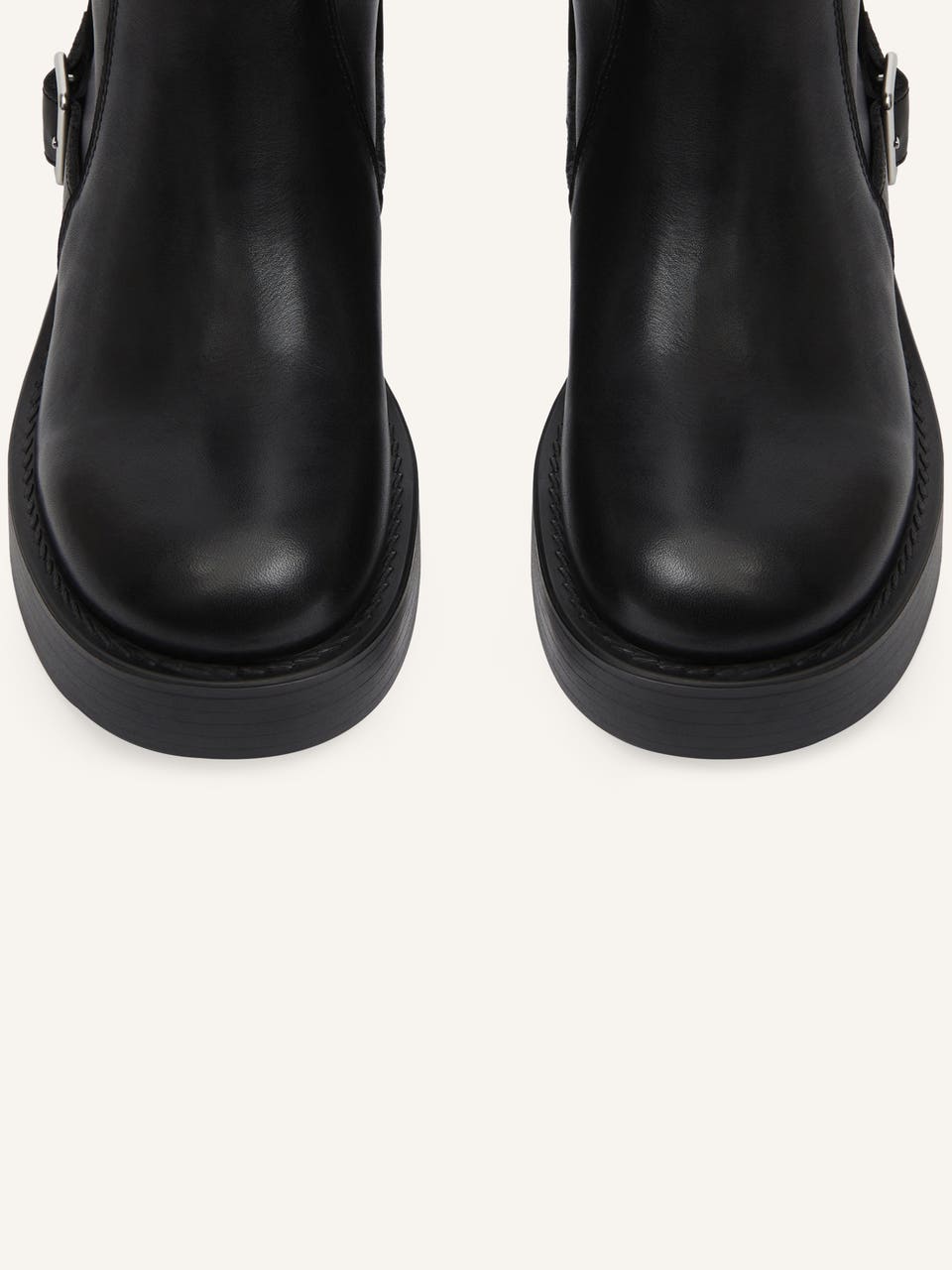 Courrèges BOTTINES RIDER EN CUIR