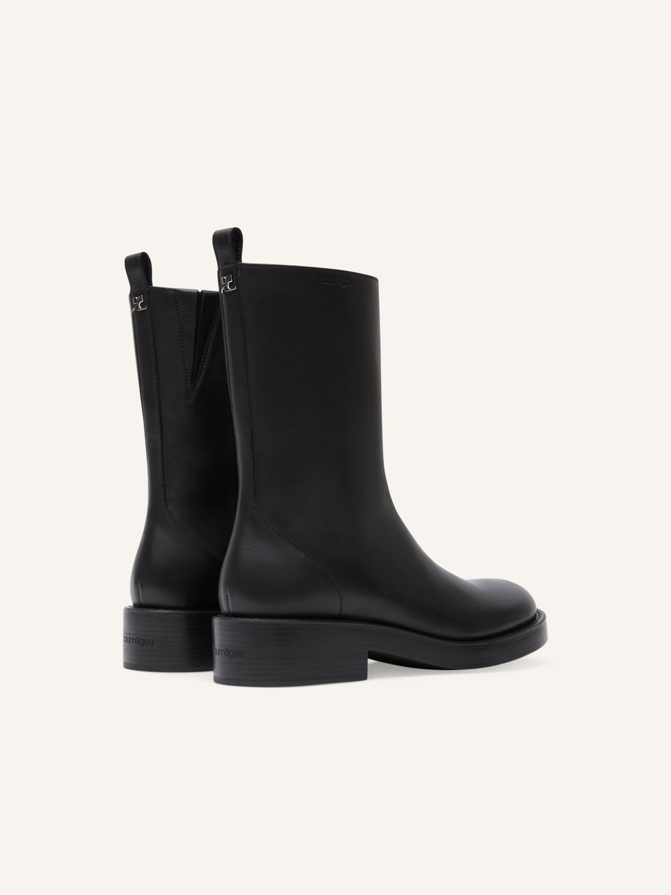 Courrèges BOTTINES RIDER EN CUIR