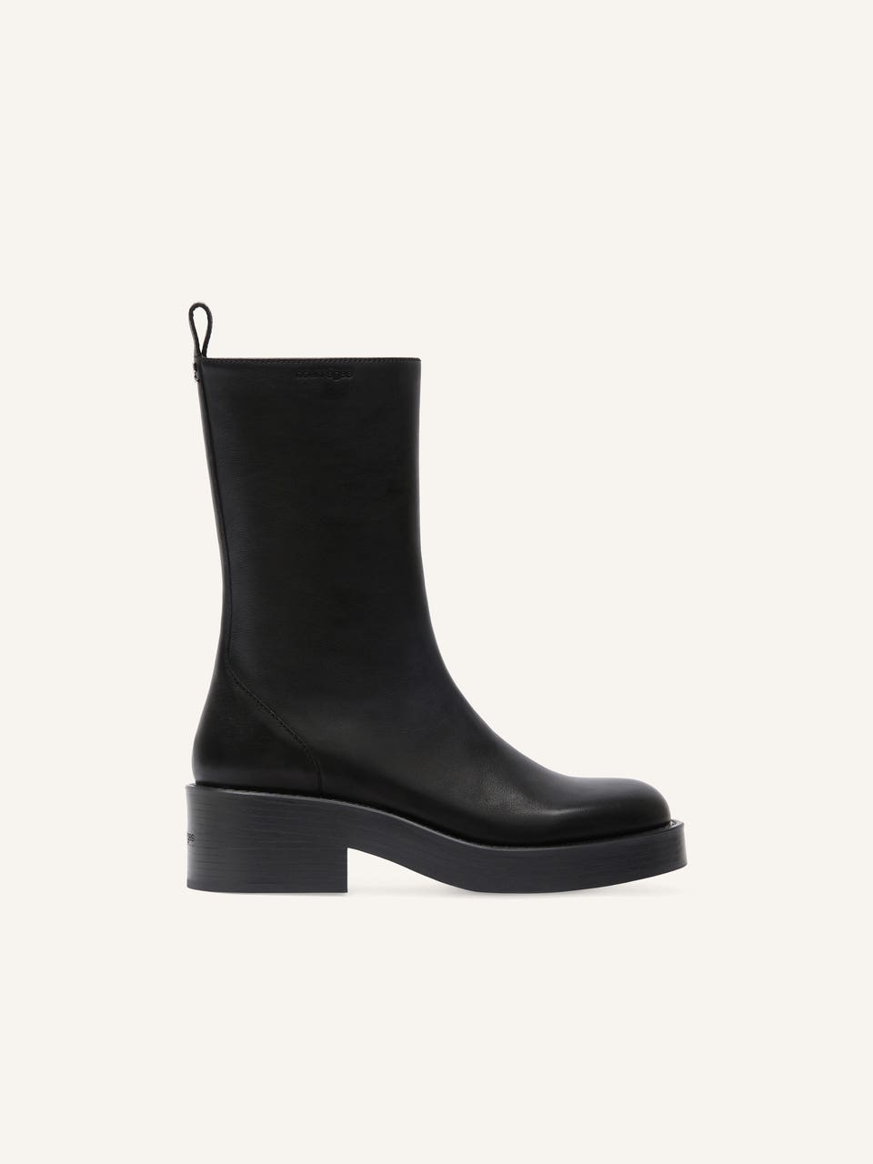 courrèges BOTTINES RIDER EN CUIR