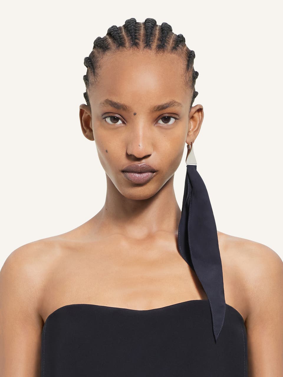 Courrèges BOUCLE D'OREILLE FOULARD ONE