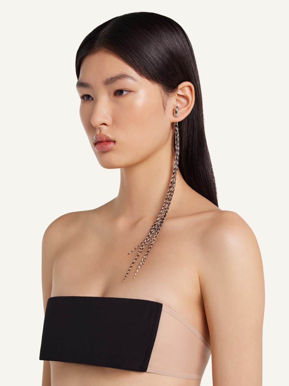 Courrèges BOUCLE D'OREILLE PLUME