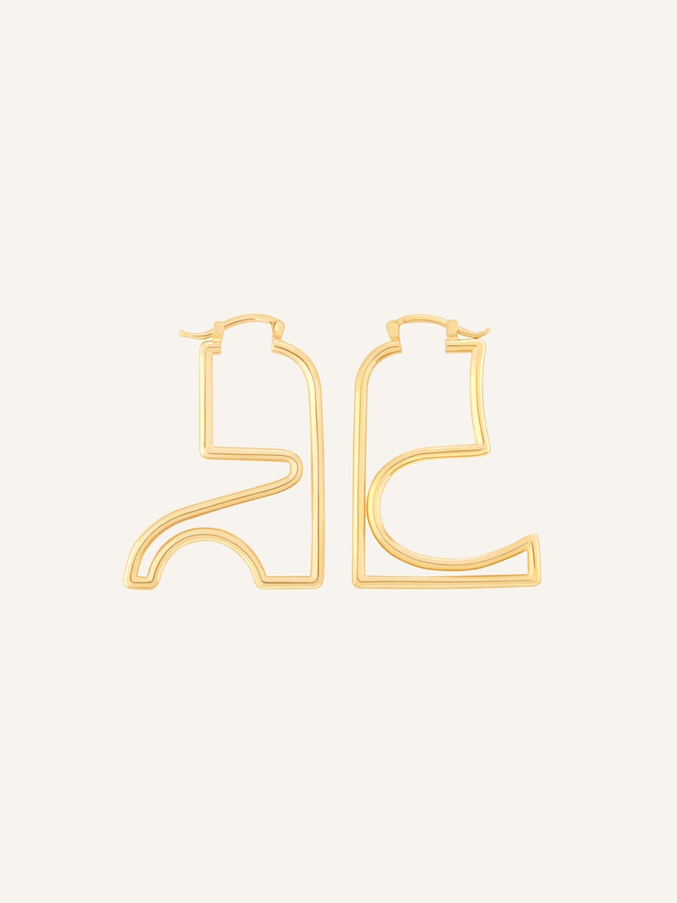 courrèges BOUCLES D'OREILLES AC