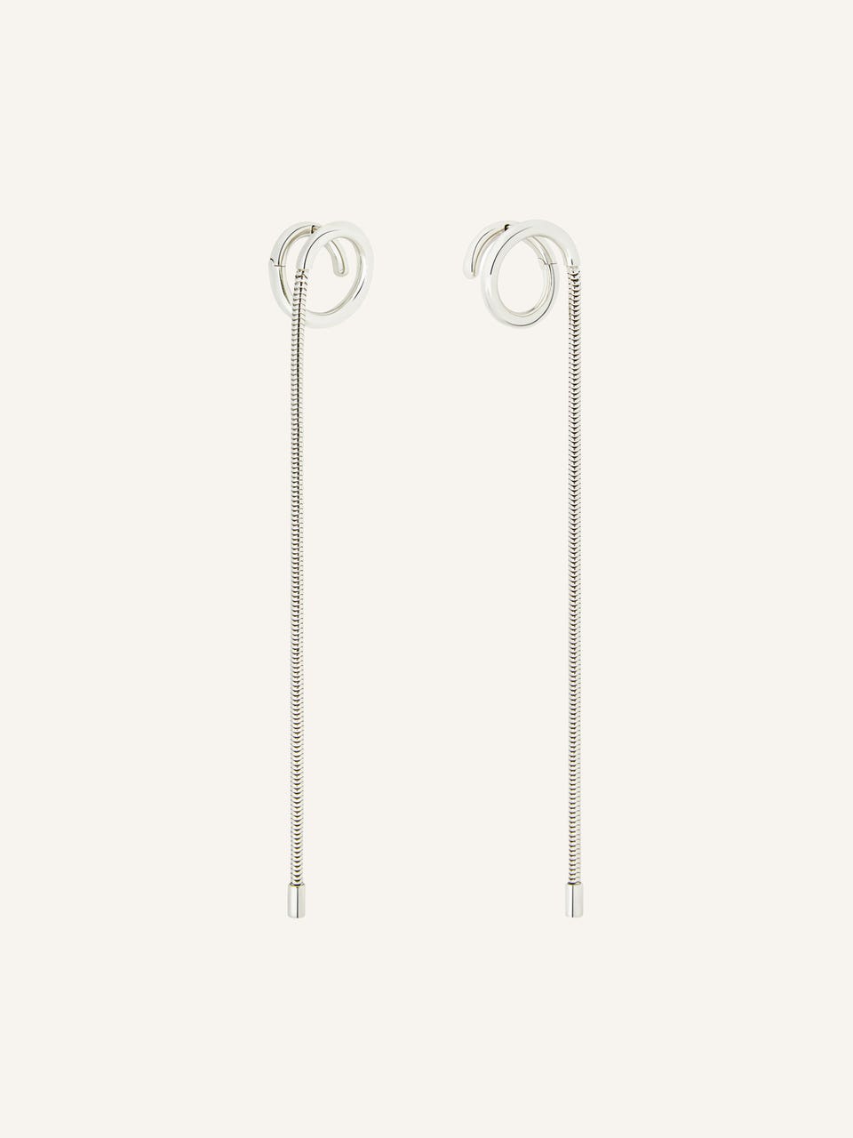 Courrèges BOUCLES D'OREILLES HOLY CHAÎNE