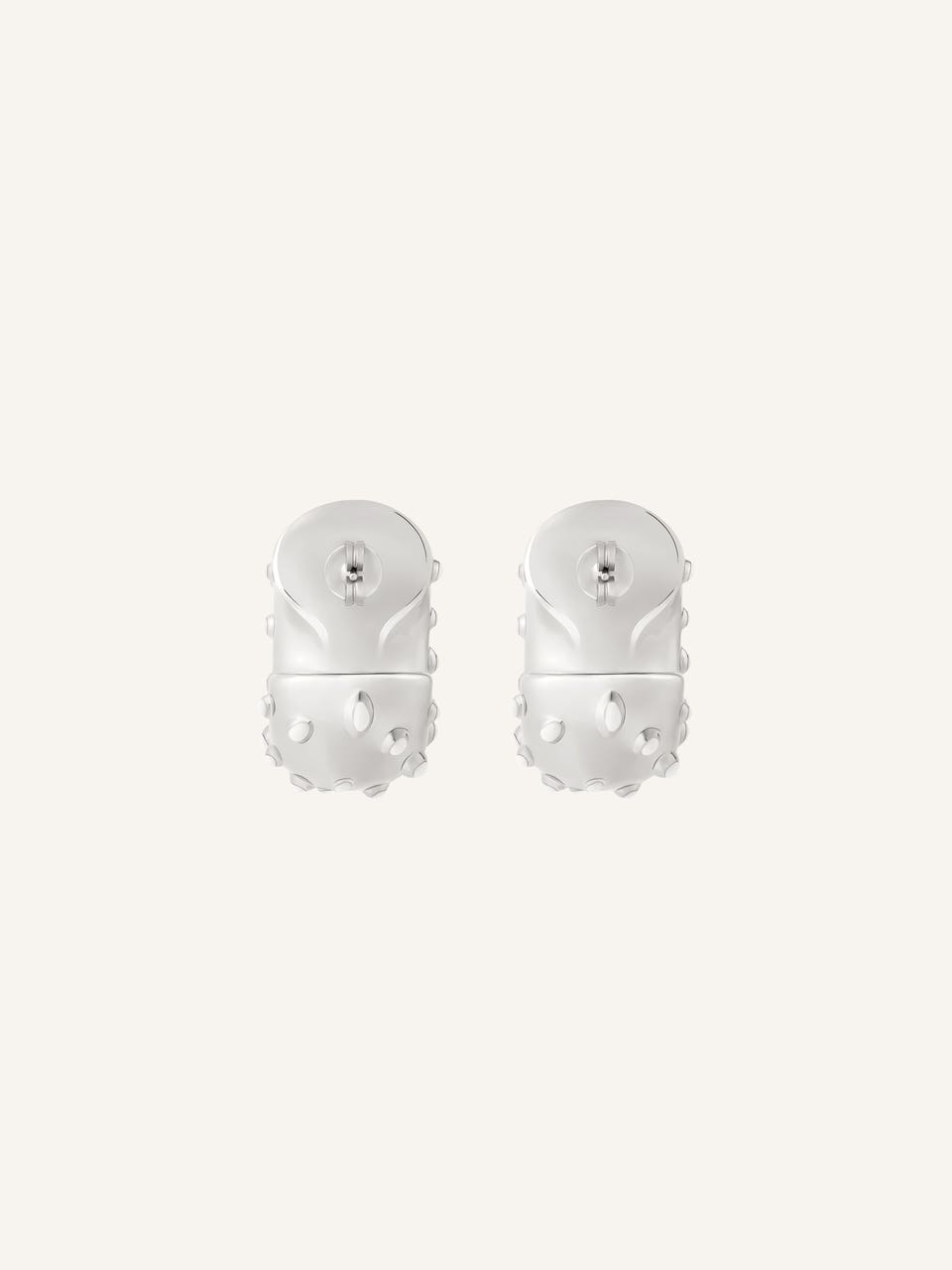Courrèges BOUCLES D'OREILLES INFINI MOUCHETÉES
