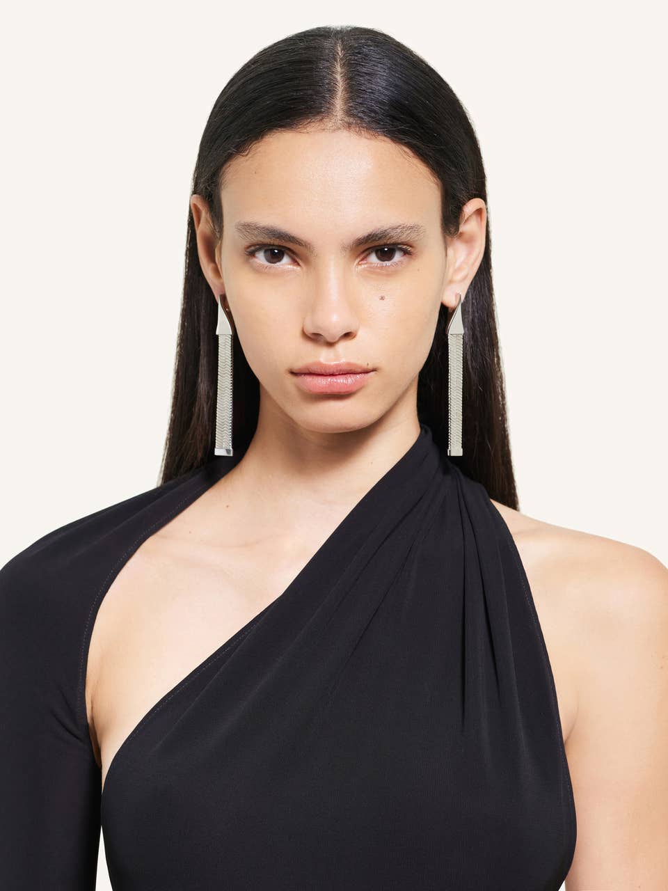 Courrèges BOUCLES D'OREILLES ONE CHAÎNE SERPENT