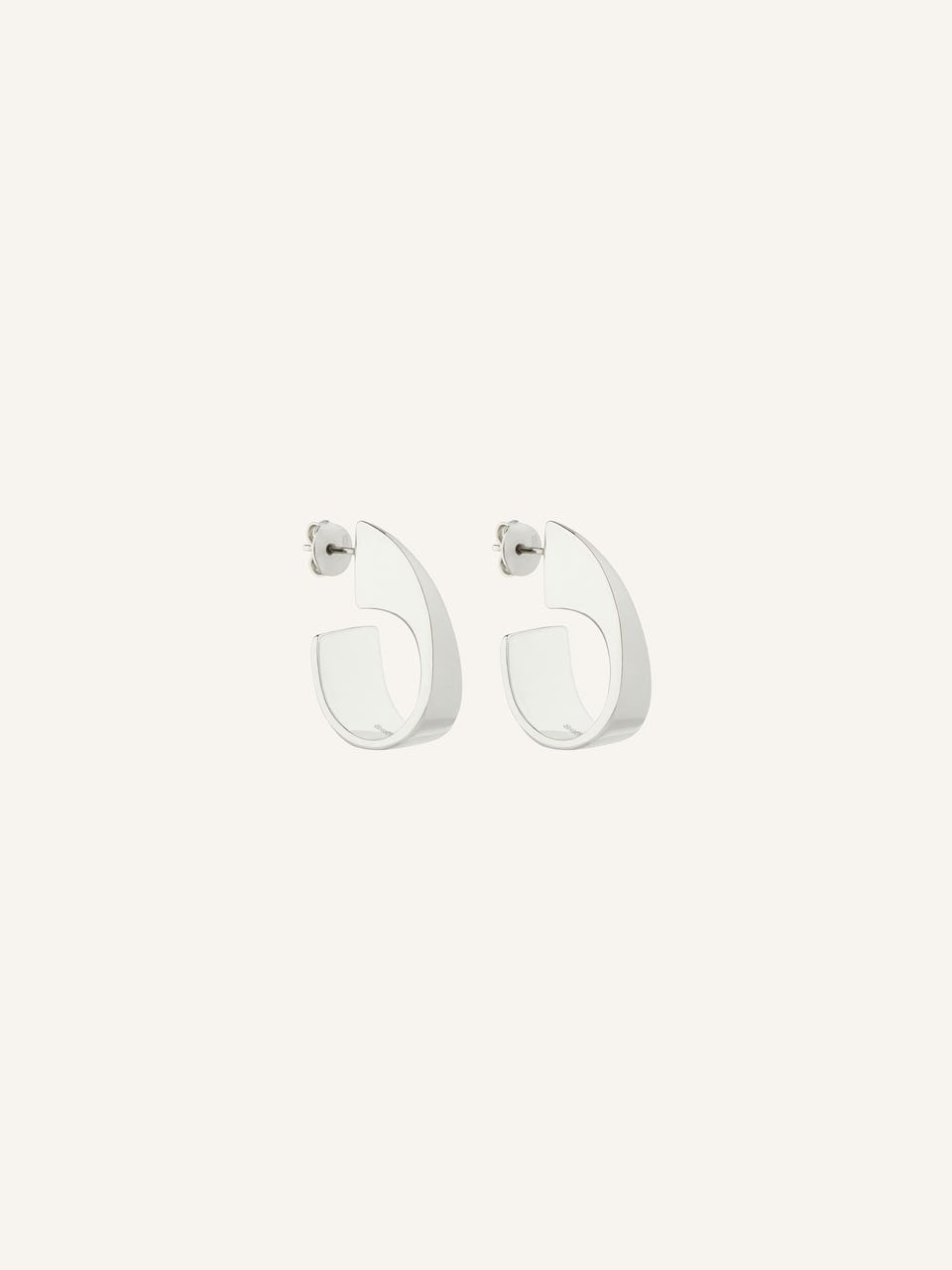 Courrèges BOUCLES D'OREILLES ONE CURVE