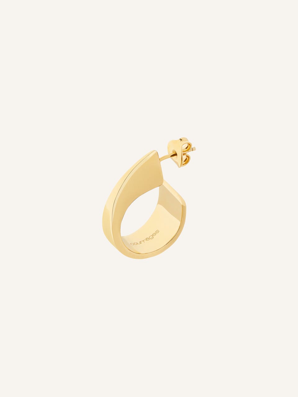 Courrèges BOUCLES D'OREILLES ONE CURVE