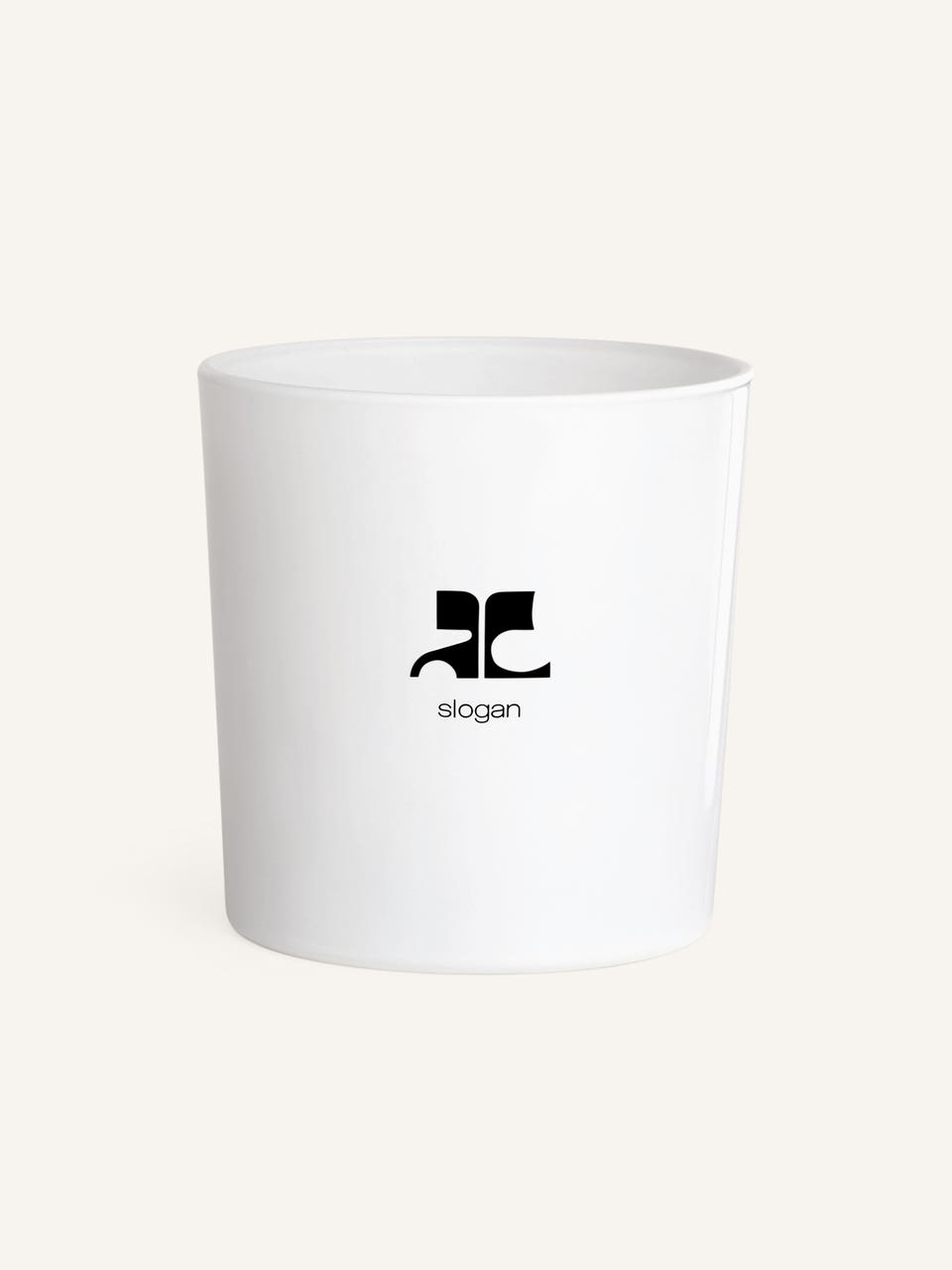 courrèges BOUGIE SLOGAN