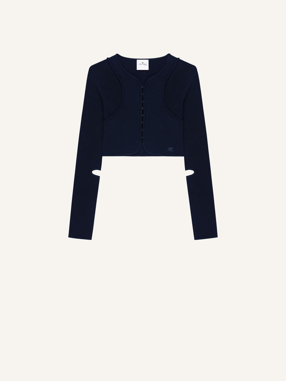 courrèges CARDIGAN SCUBA EN MAILLE