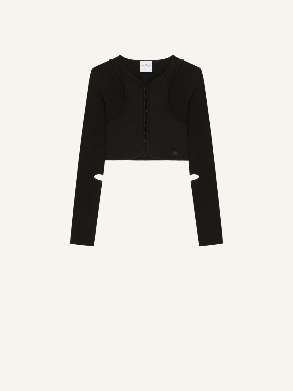 courrèges CARDIGAN SCUBA EN MAILLE