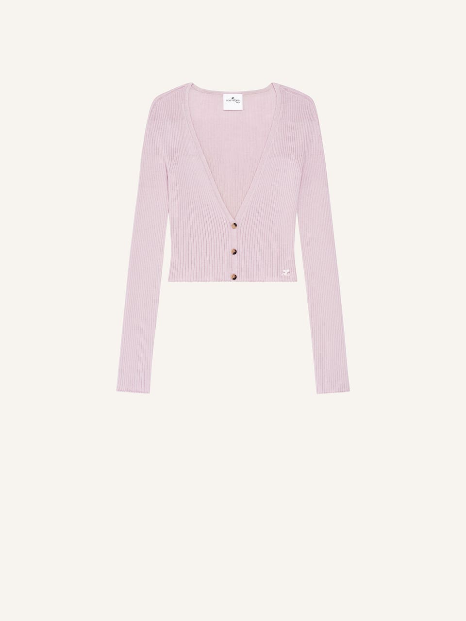 courrèges CARDIGAN SOLAR EN MAILLE