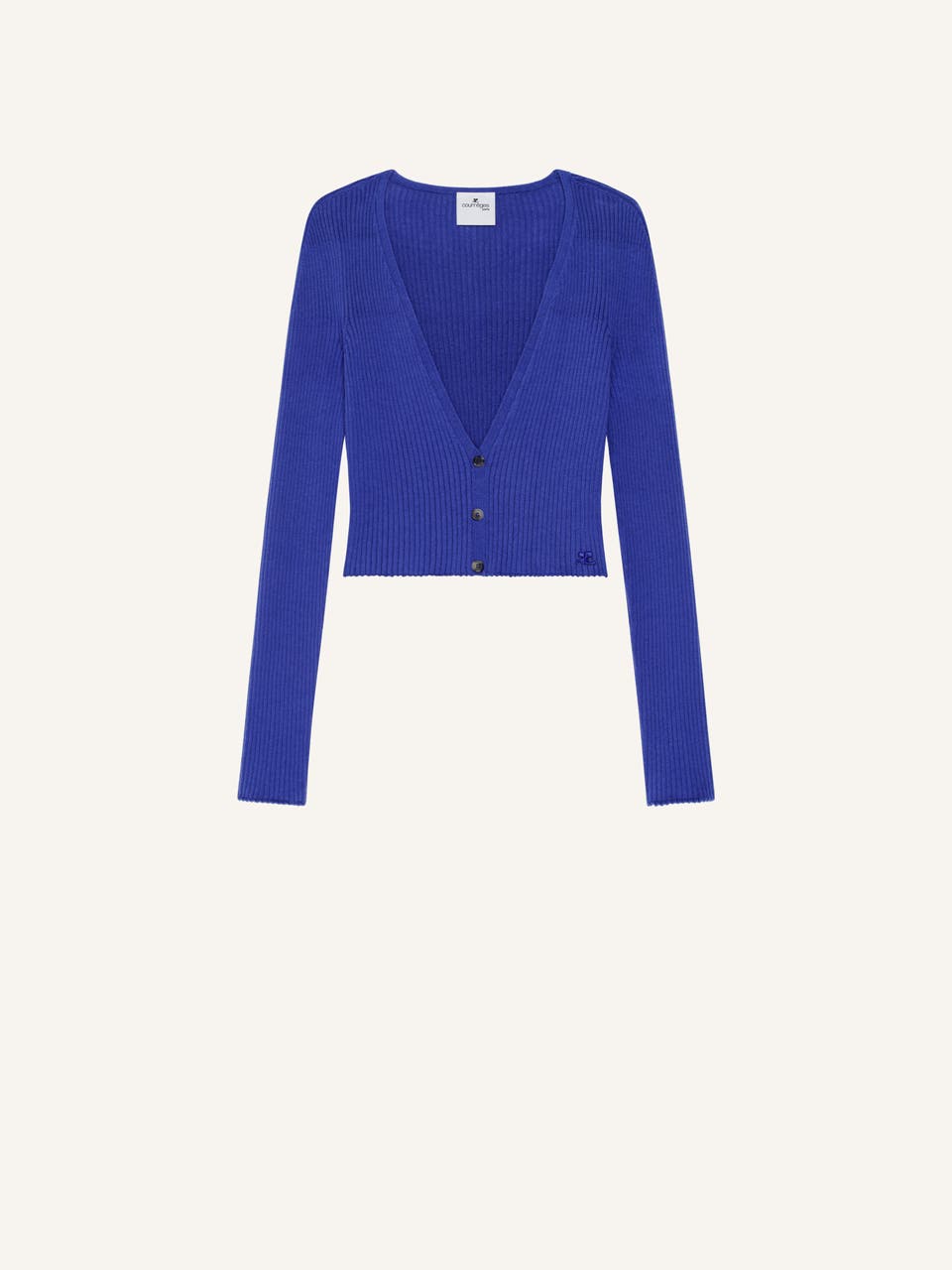 courrèges CARDIGAN SOLAR EN MAILLE