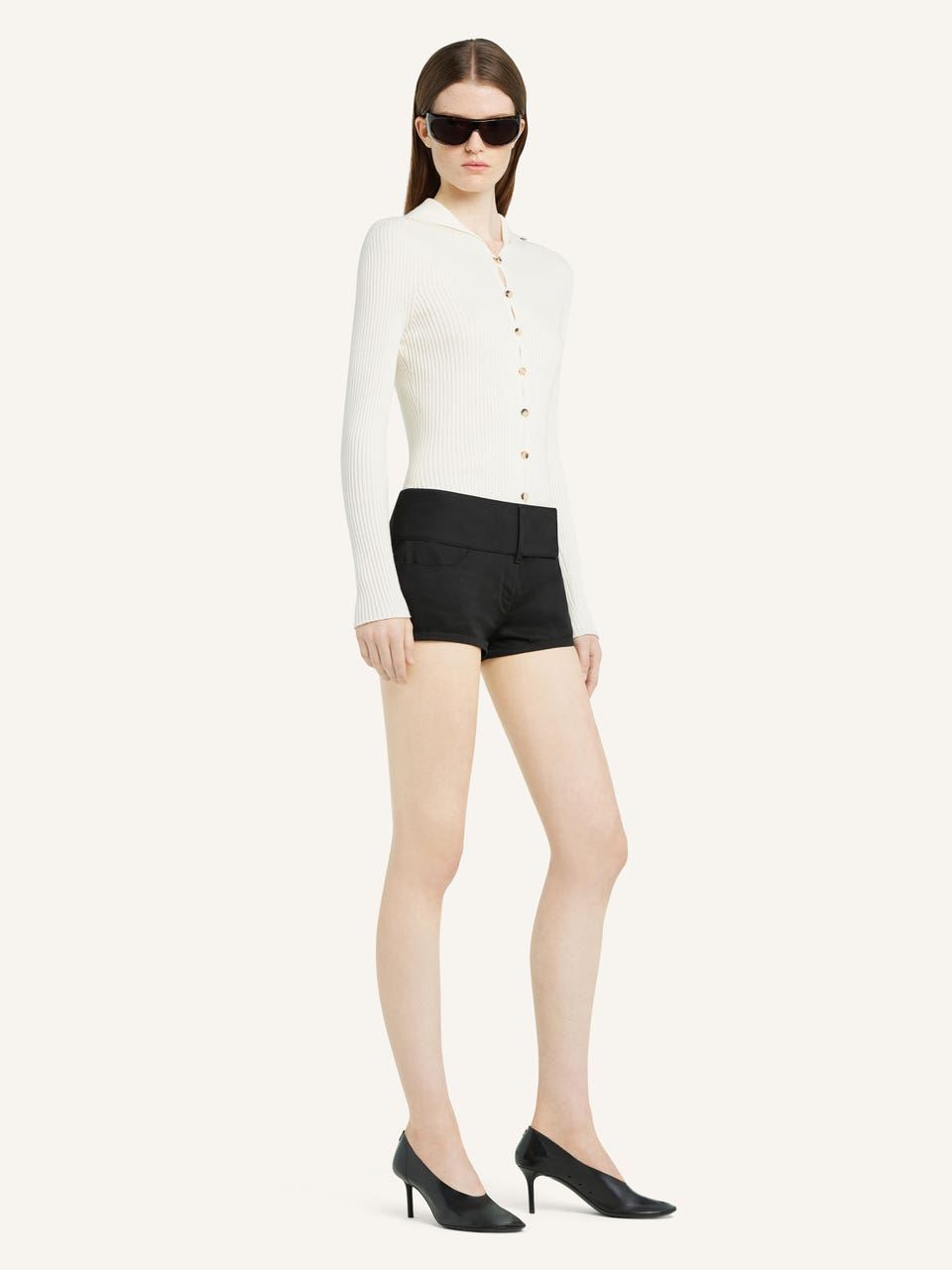 Courrèges CARDIGAN SOLAR EN MAILLE