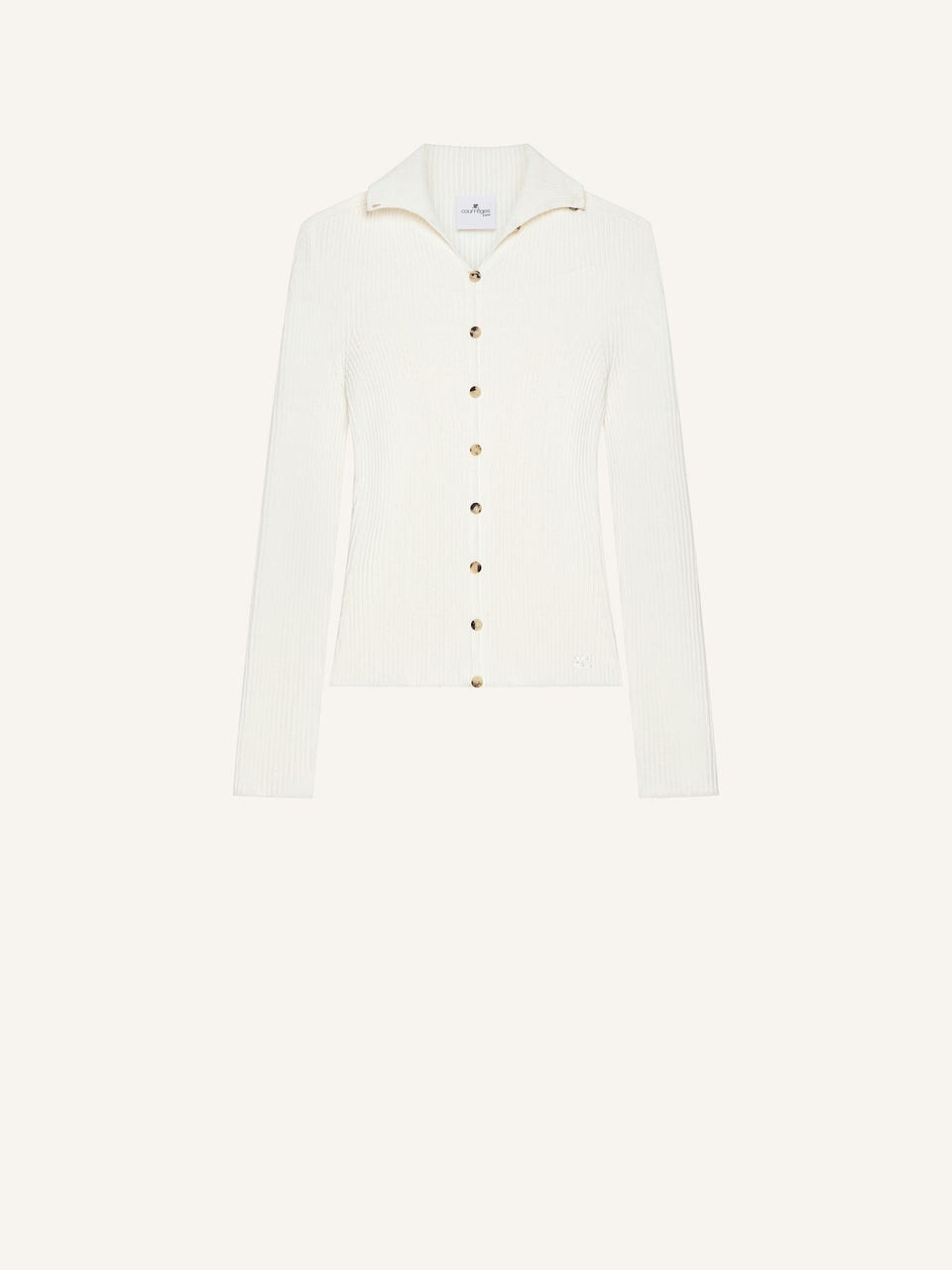 courrèges CARDIGAN SOLAR EN MAILLE